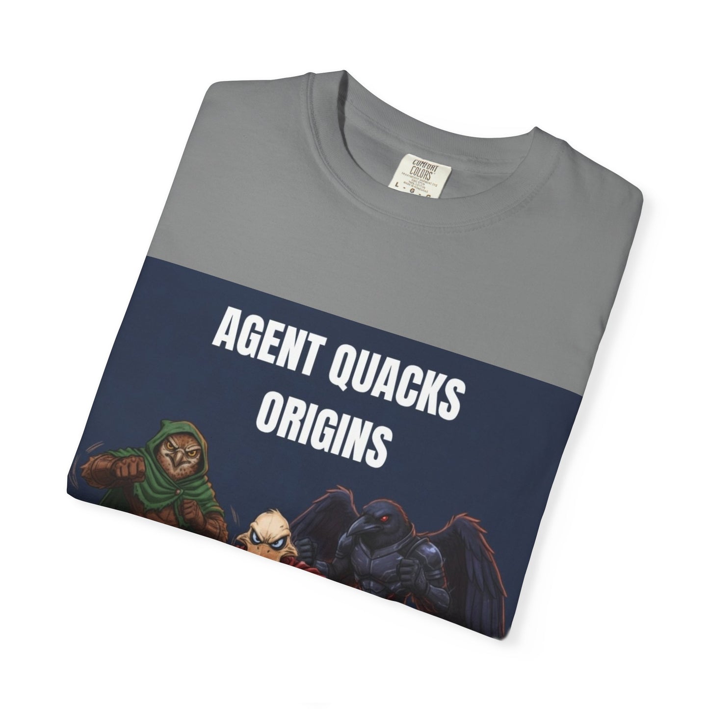 Agent Quacks – Origins | Unisex Garment-Dyed T-Shirt