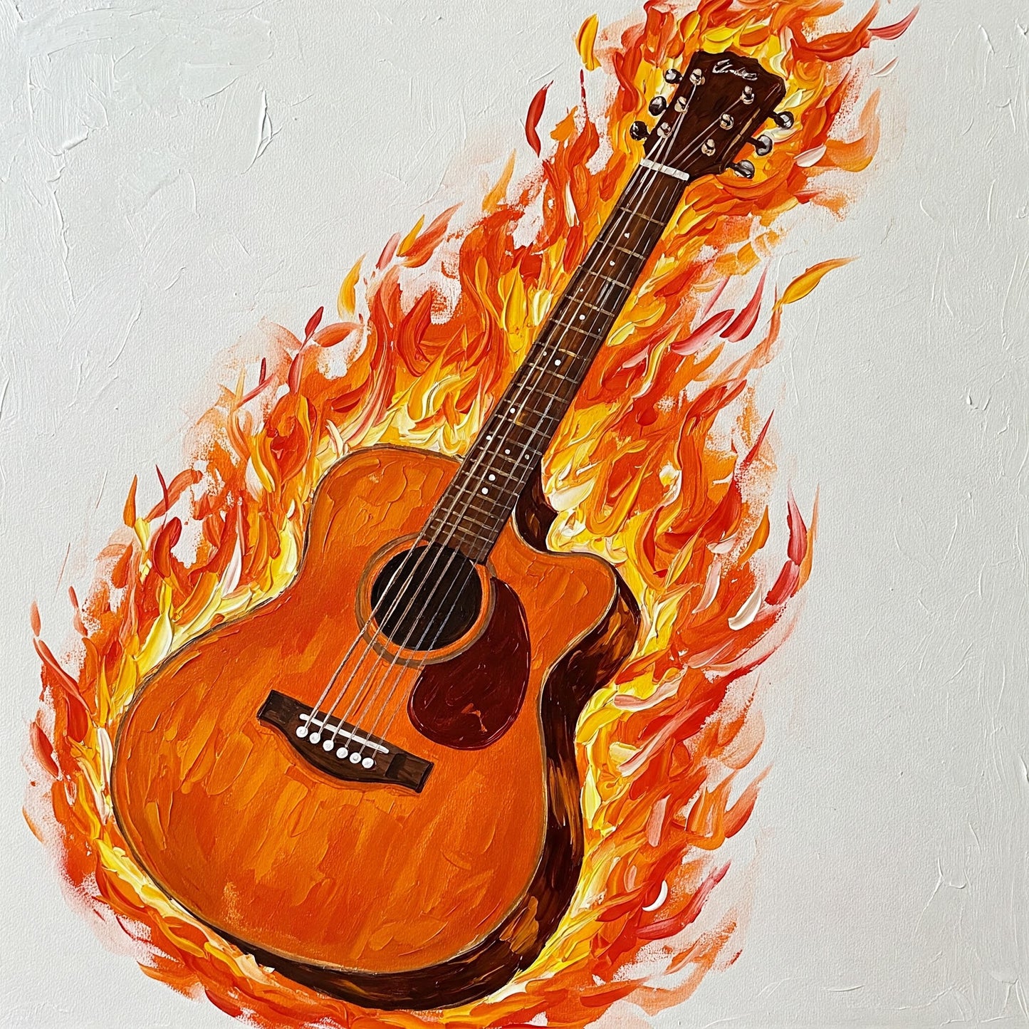 Flaming Guitar Collection of 98