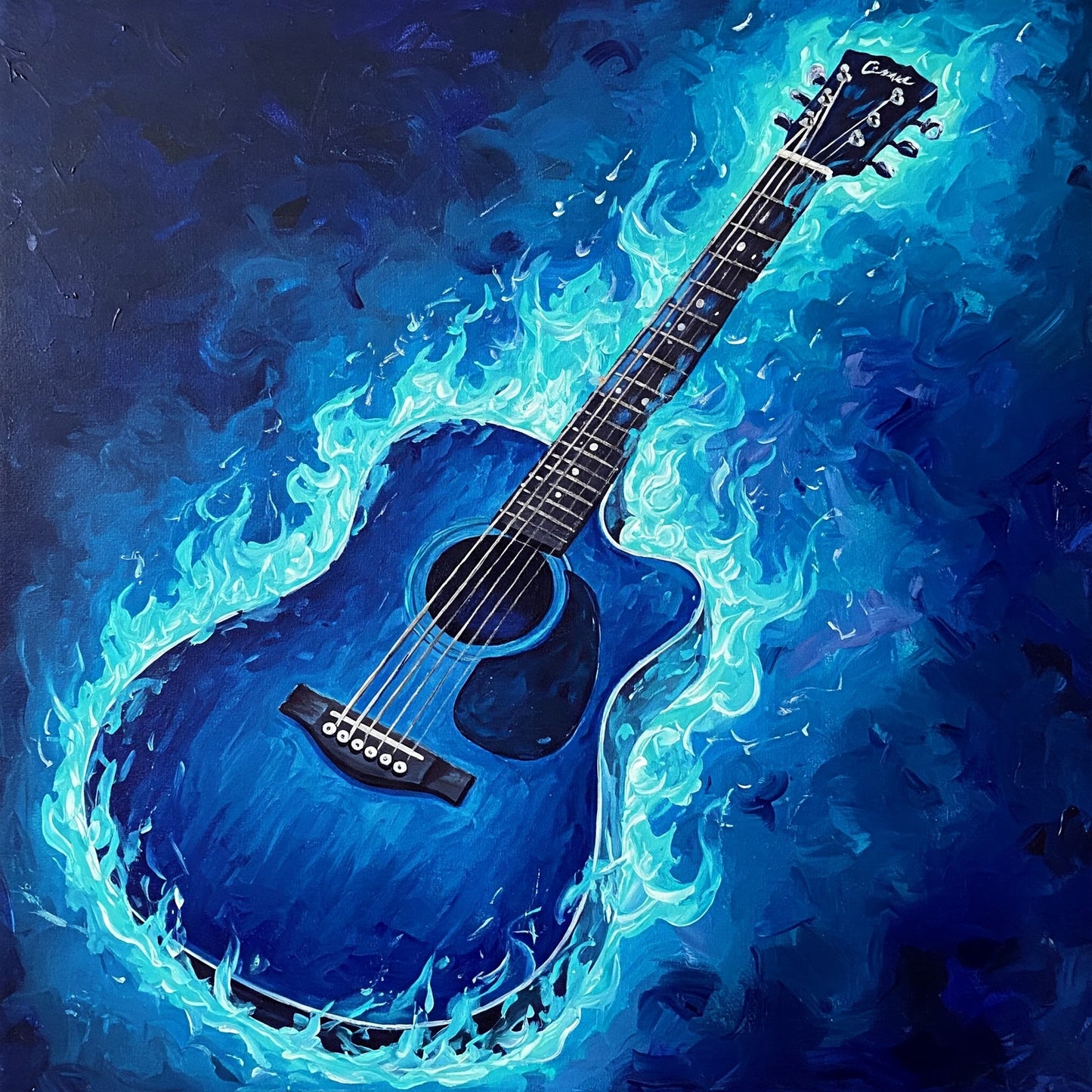 Flaming Guitar Collection of 98