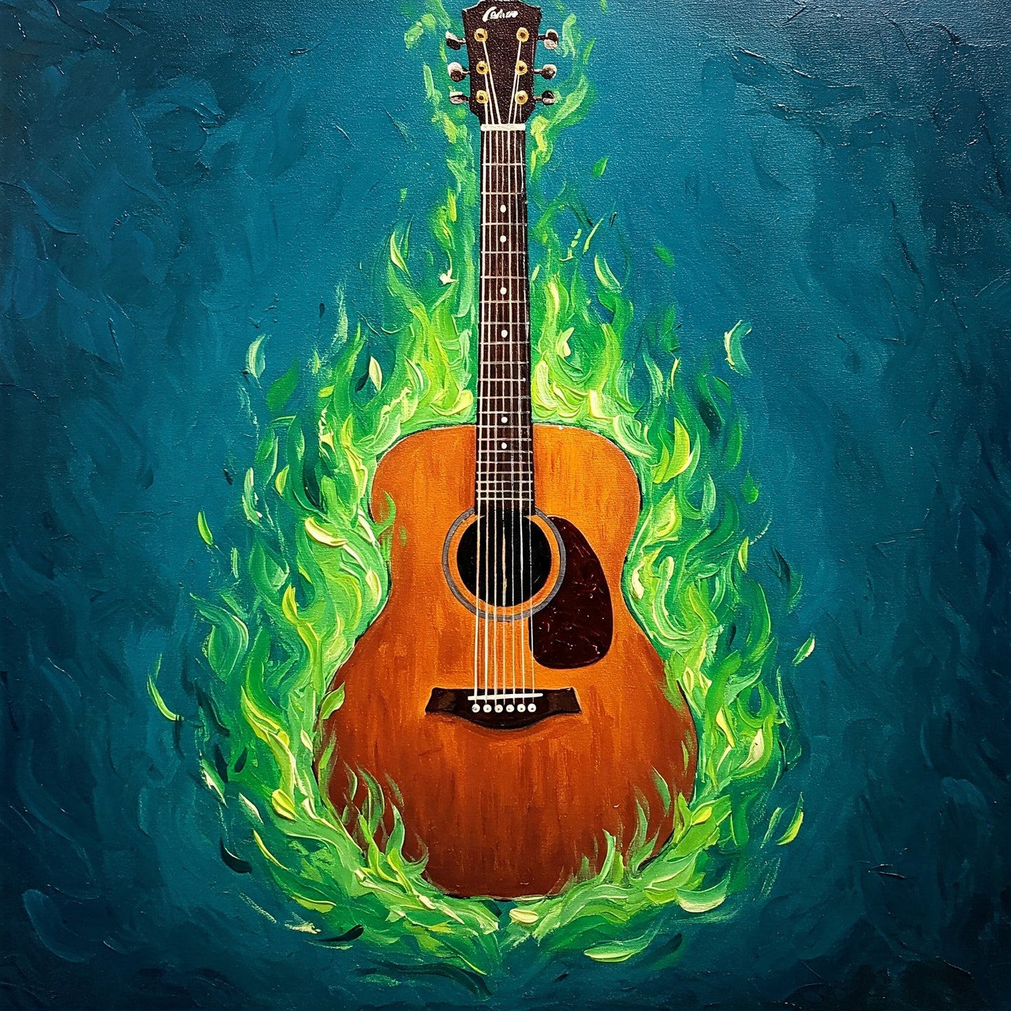 Flaming Guitar Collection of 98