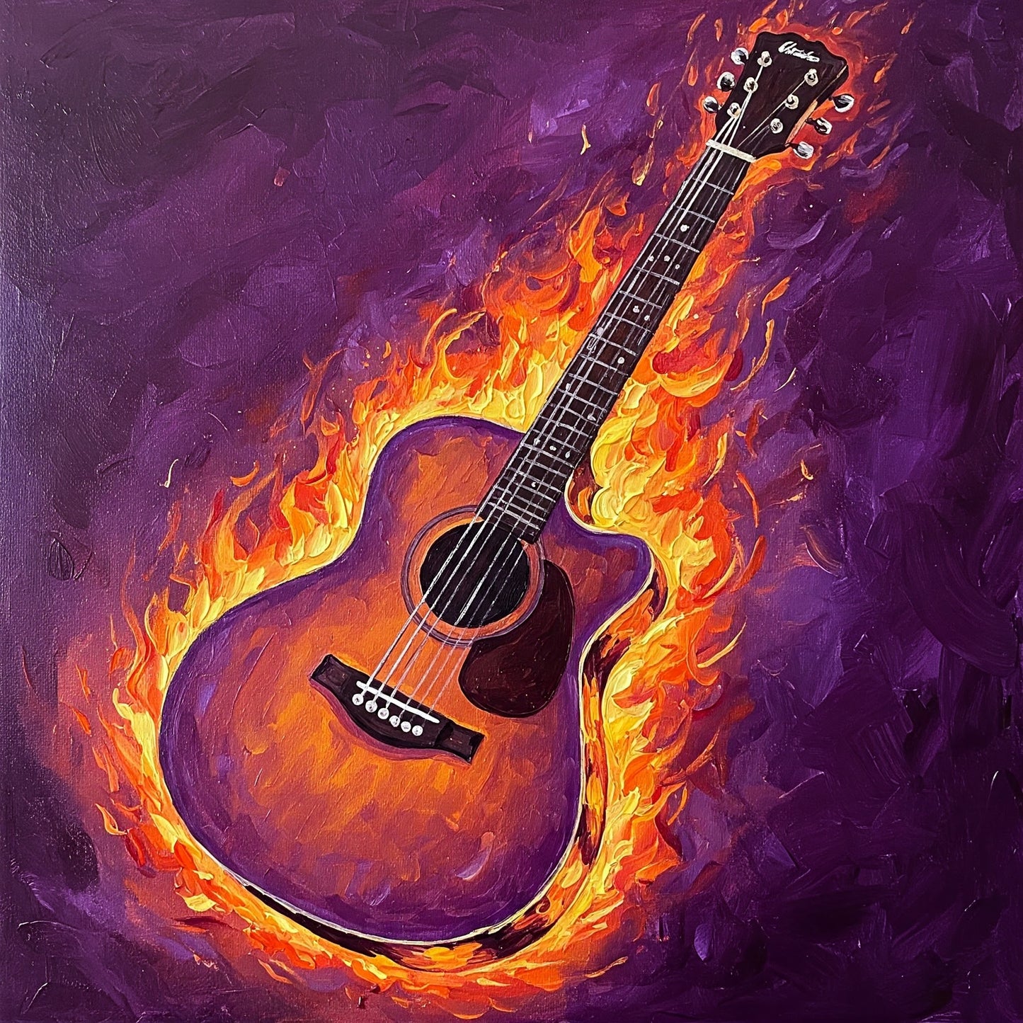 Flaming Guitar Collection of 98