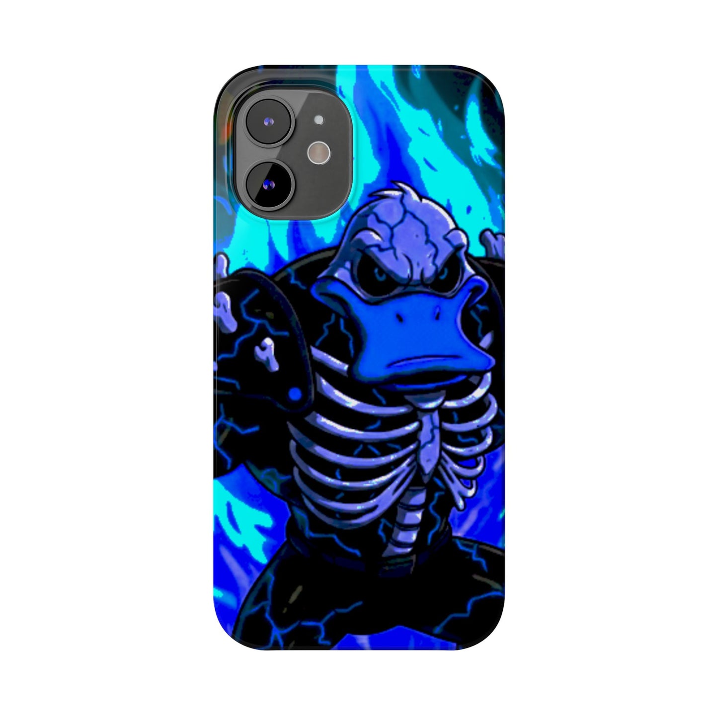 Halloween Agent Quacks Series Slim Phone Cases - Skeleton Quacks Design