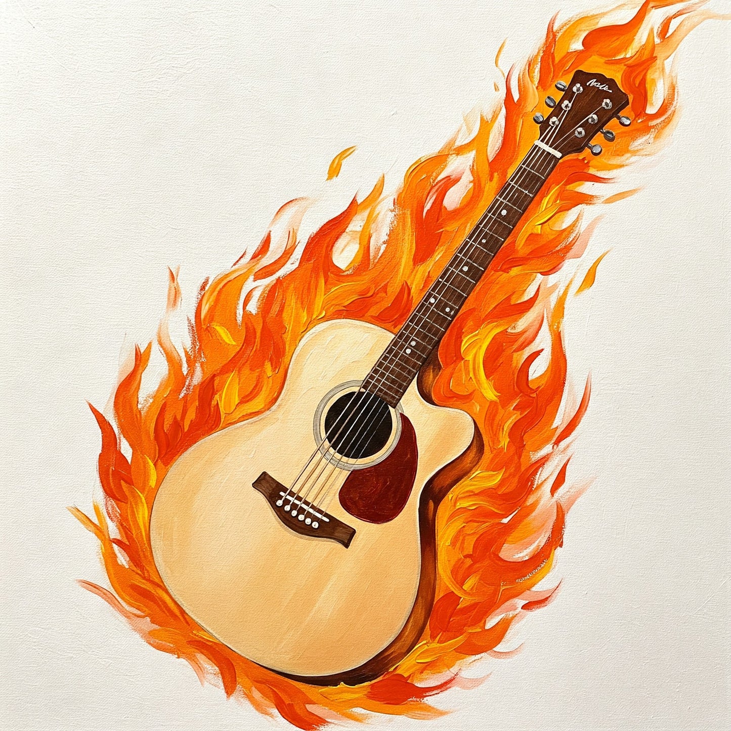 Flaming Guitar Collection of 98