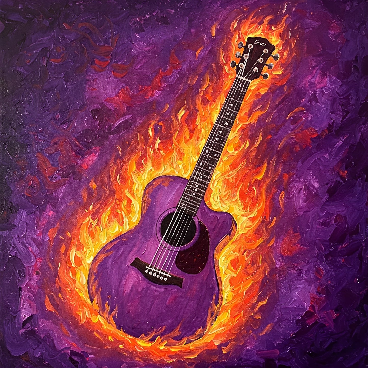 Flaming Guitar Collection of 98