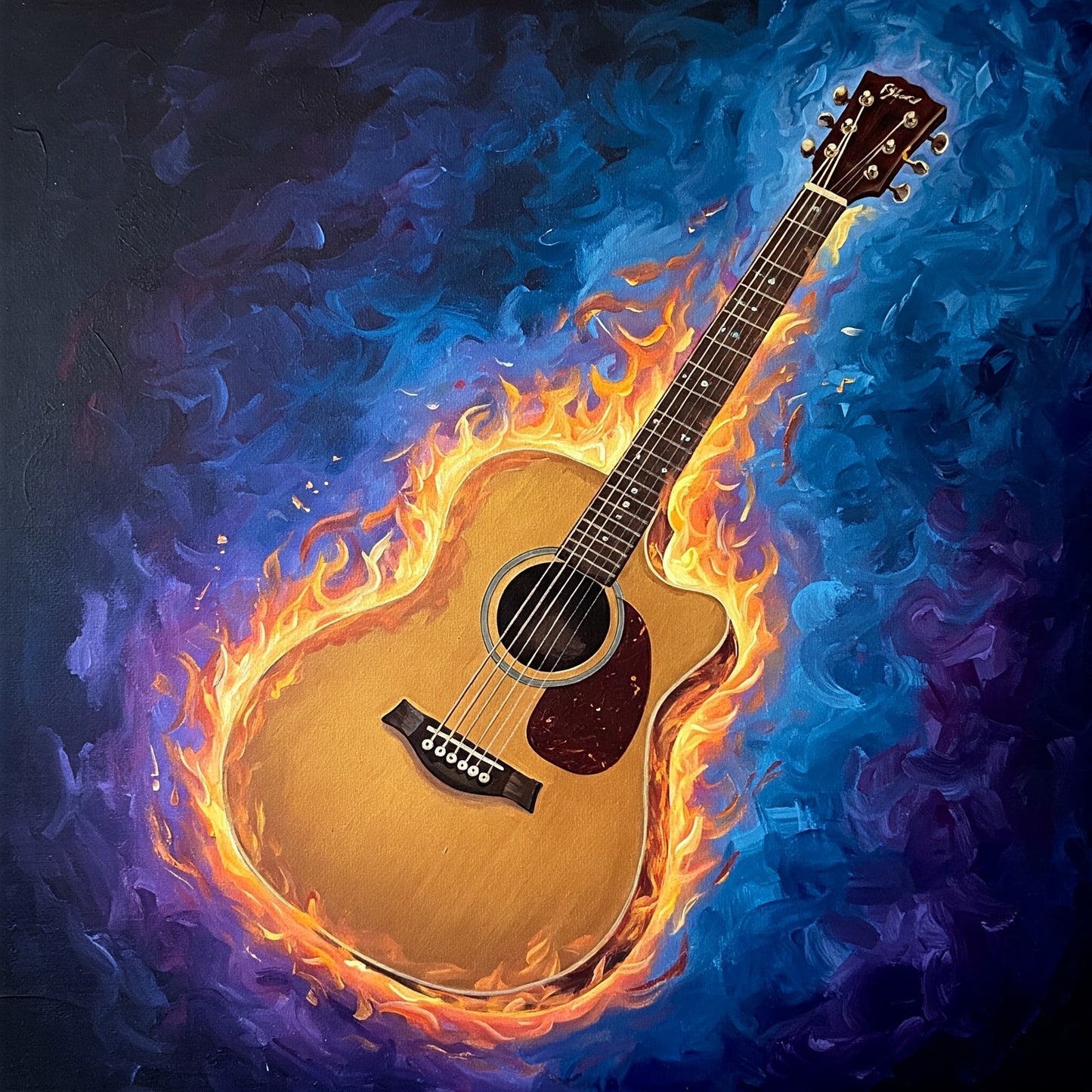 Flaming Guitar Collection of 98