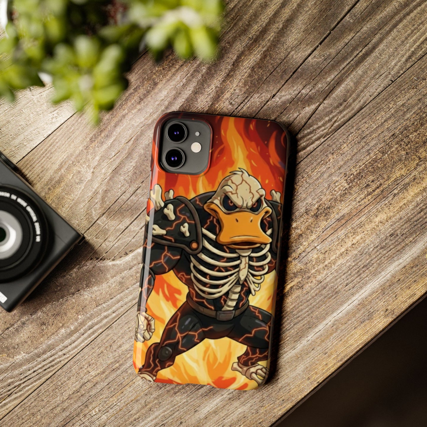 Halloween Agent Quacks Series Slim Phone Cases - Skeleton Quacks Design