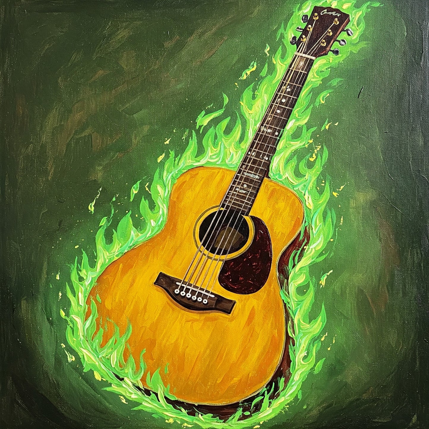 Flaming Guitar Collection of 98