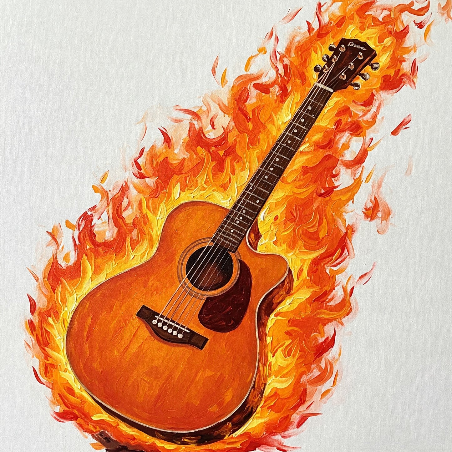 Flaming Guitar Collection of 98