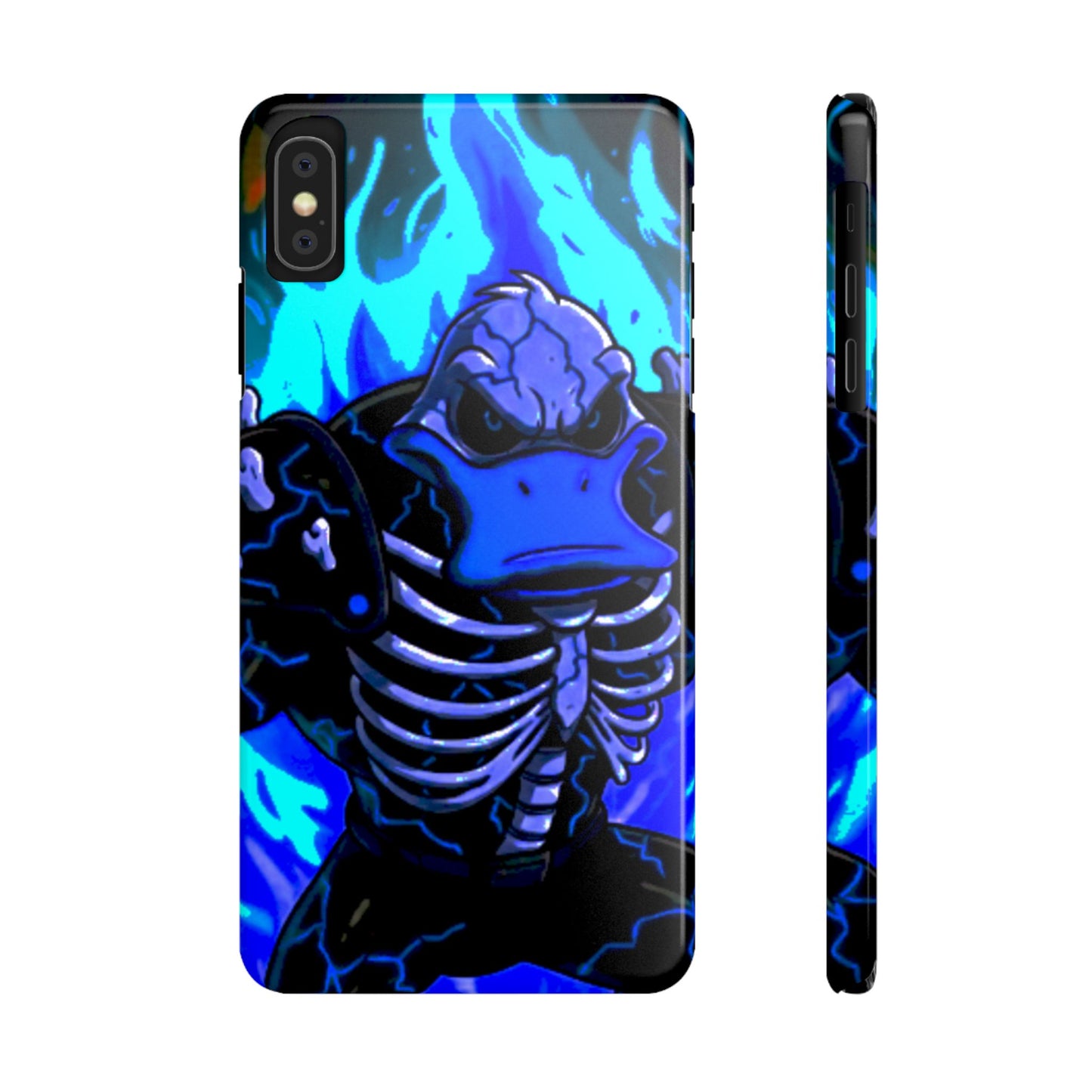 Halloween Agent Quacks Series Slim Phone Cases - Skeleton Quacks Design