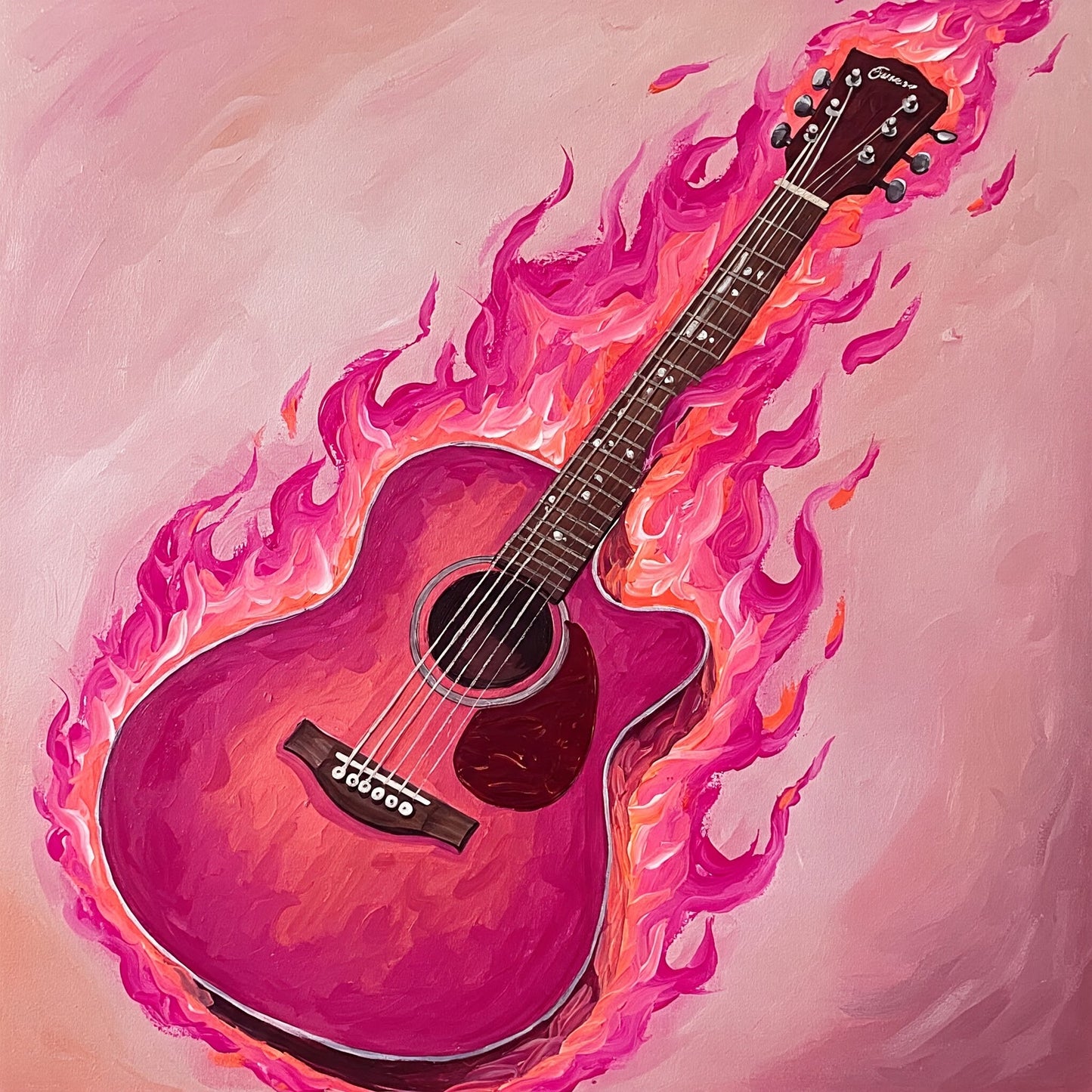 Flaming Guitar Collection of 98
