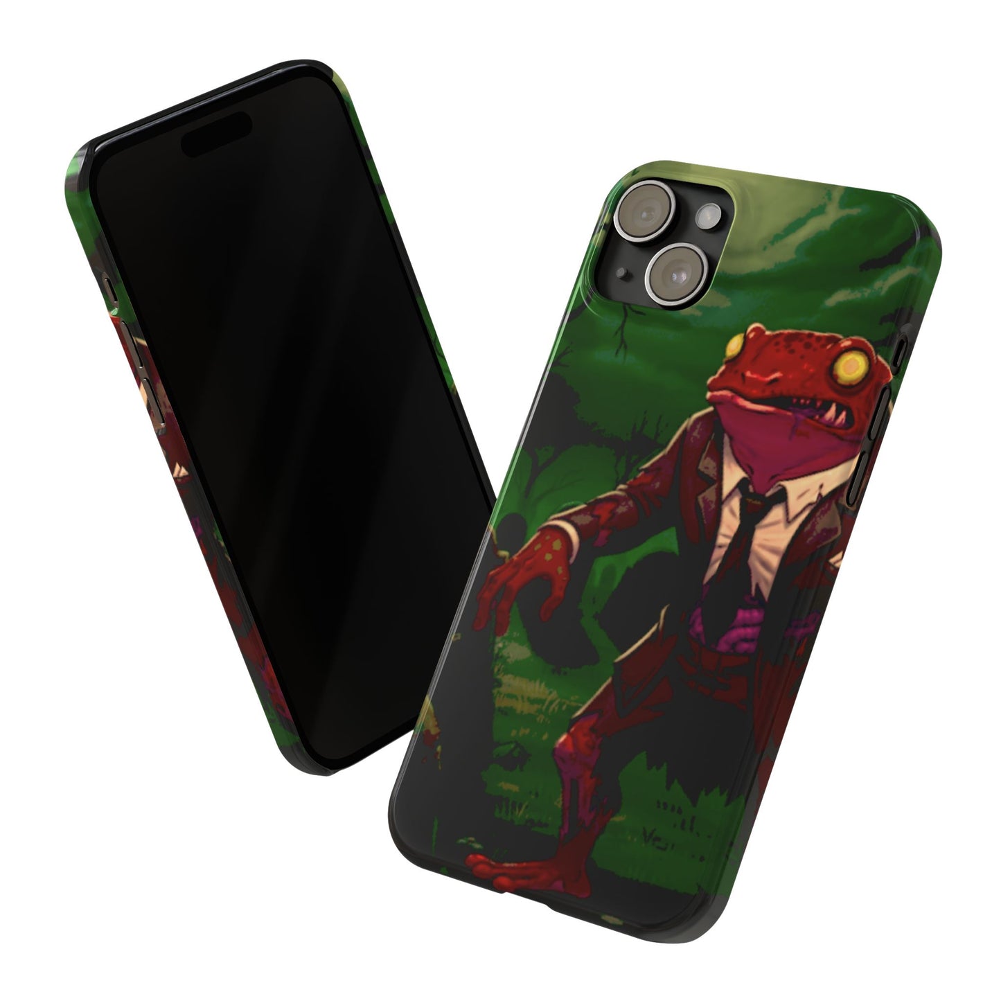 Halloween Agent Quacks Series Slim Phone Cases - Zombie Goro Design