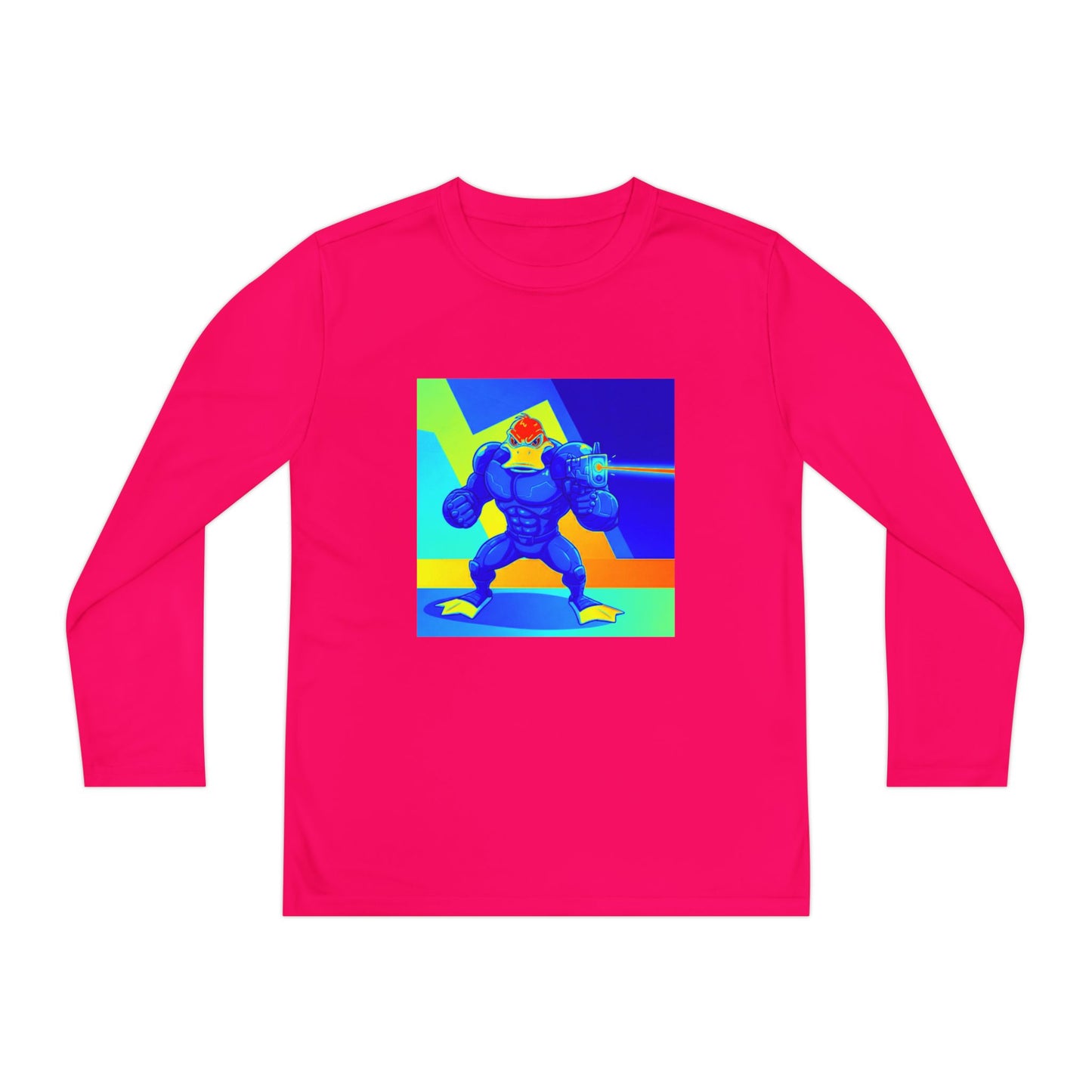Agent Quacks Series Youth Long Sleeve Competitor Tee - Quacks Design