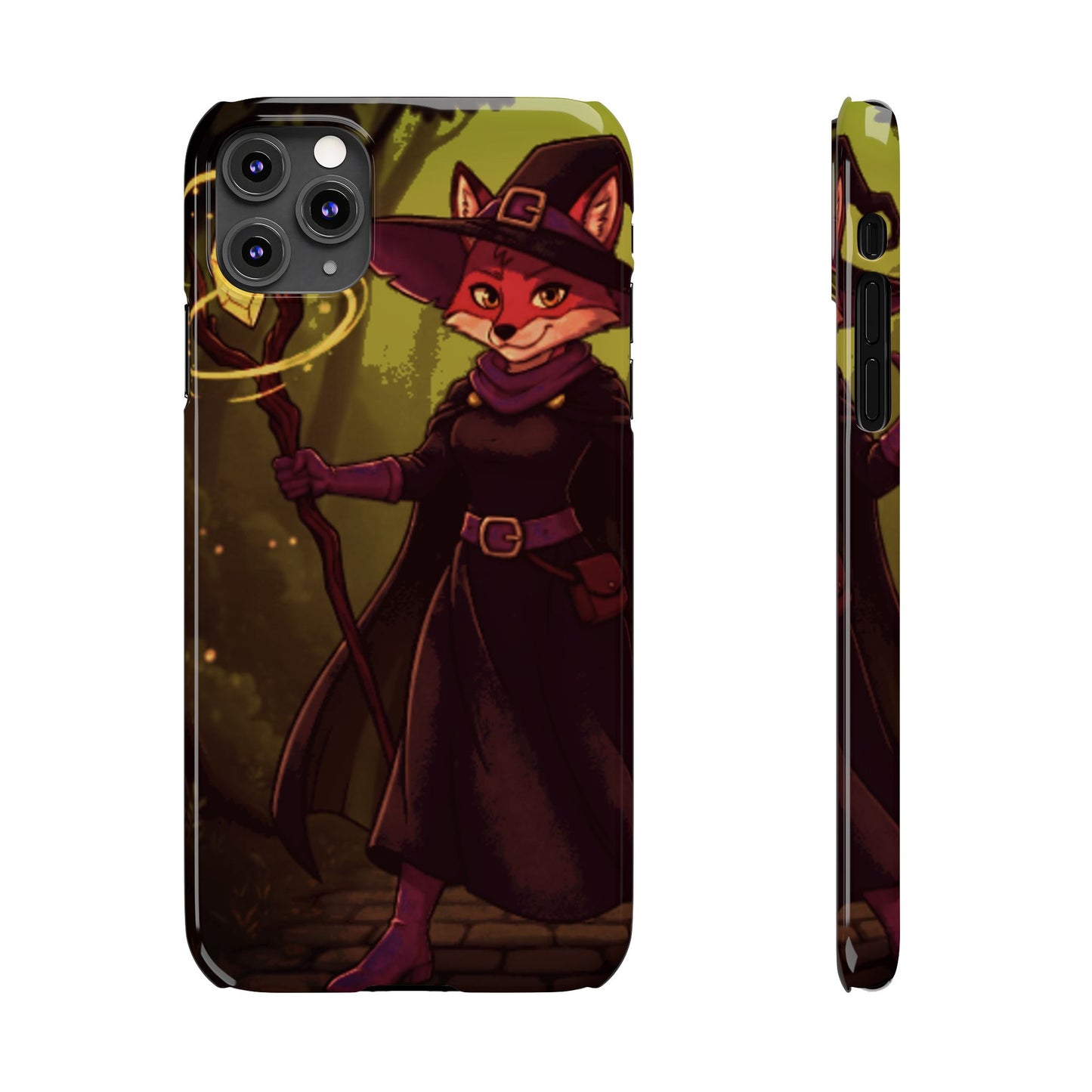 Halloween Agent Quacks Series Slim Phone Cases - Witch Vixx Design