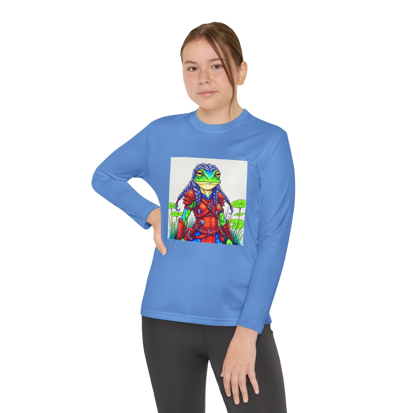 Agent Quacks Series Youth Long Sleeve Competitor Tee - Sarella Design