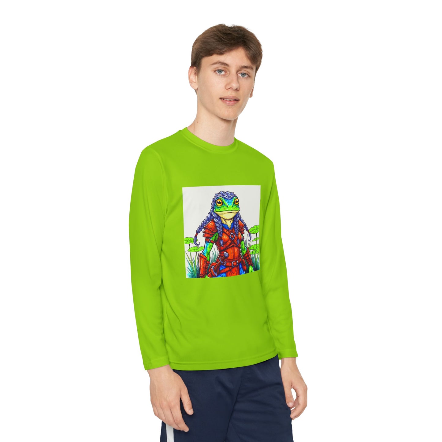 Agent Quacks Series Youth Long Sleeve Competitor Tee - Sarella Design