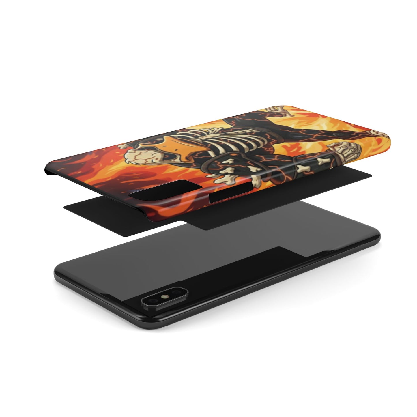 Halloween Agent Quacks Series Slim Phone Cases - Skeleton Quacks Design