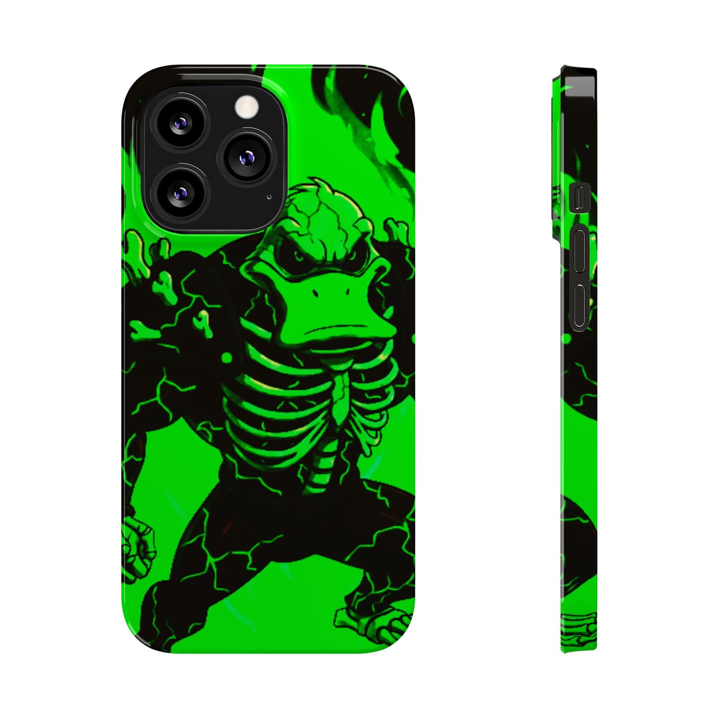 Halloween Agent Quacks Series Slim Phone Cases - Skeleton Quacks Design