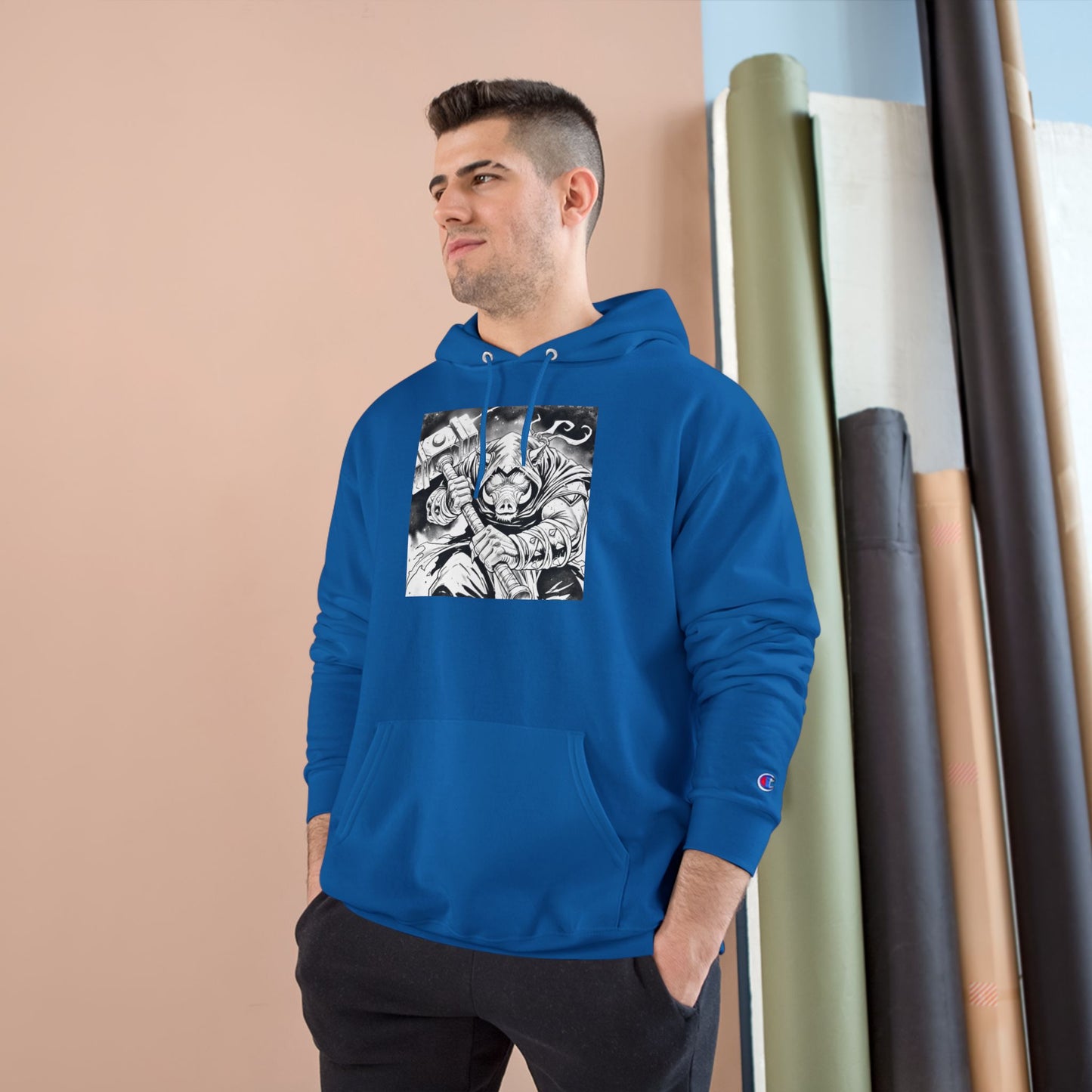 Agent Quacks Series Champion Hoodie- Bloodtusk Design