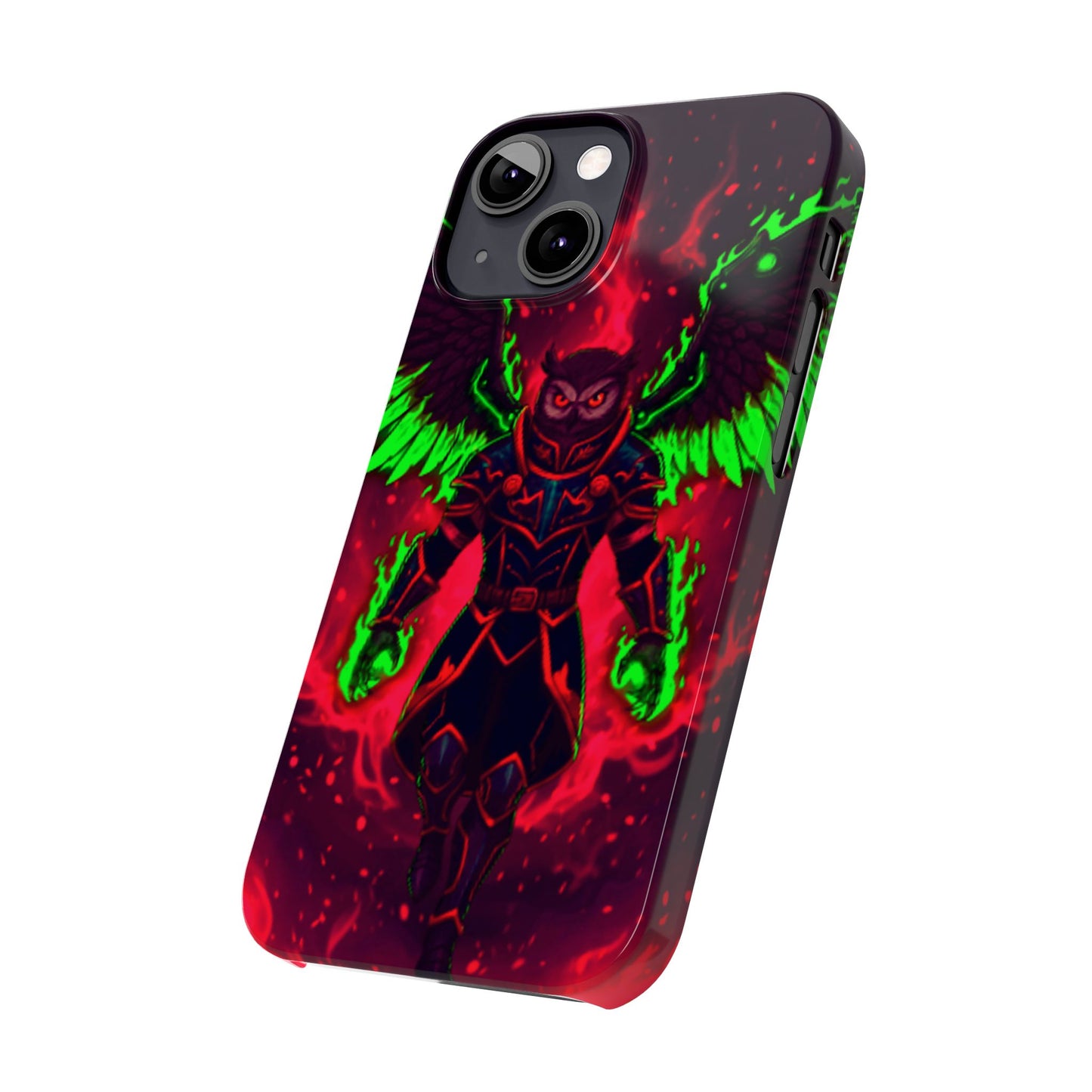 Halloween Agent Quacks Series Slim Phone Cases - Fiery General Onyx Design
