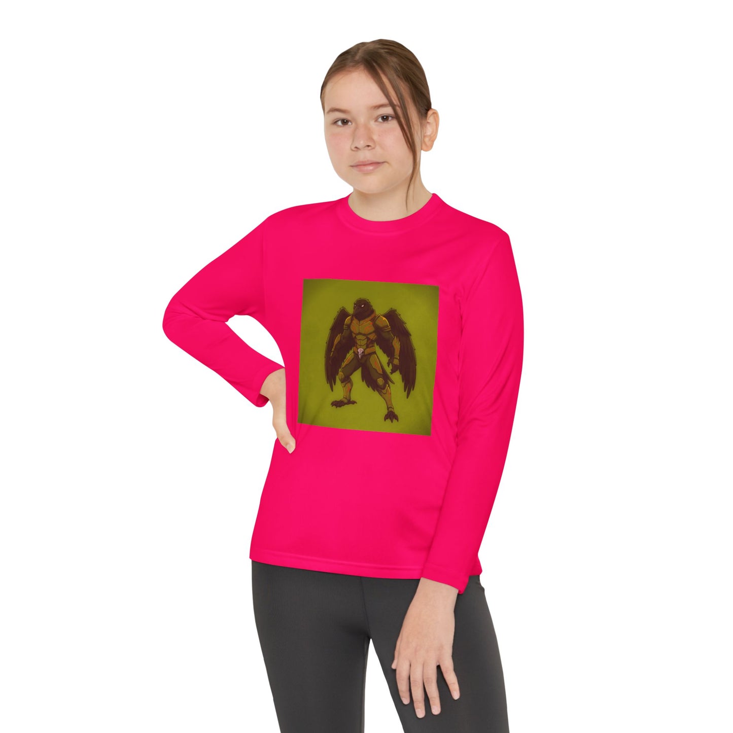 Agent Quacks Series Youth Long Sleeve Competitor Tee - Nightclaw Design