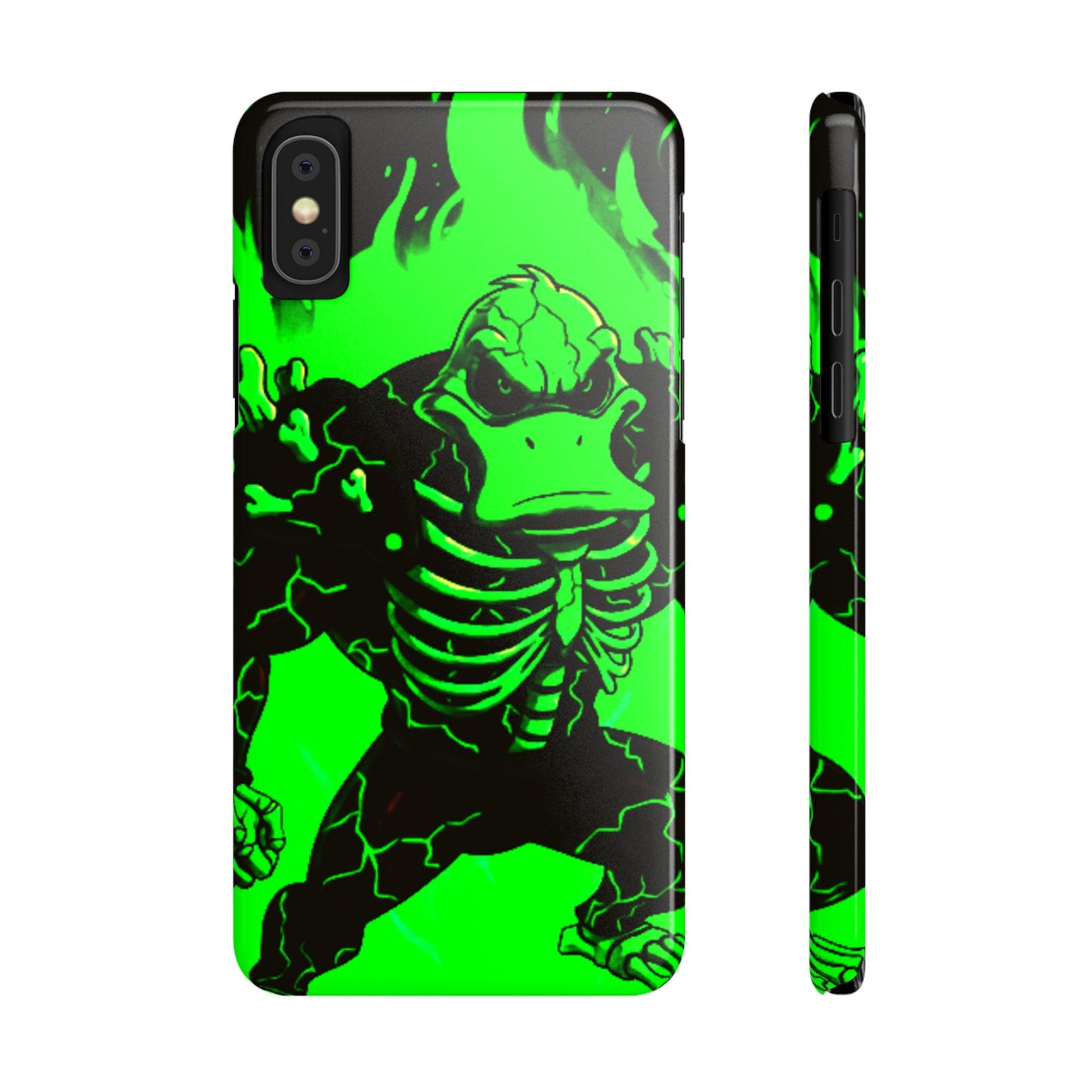 Halloween Agent Quacks Series Slim Phone Cases - Skeleton Quacks Design