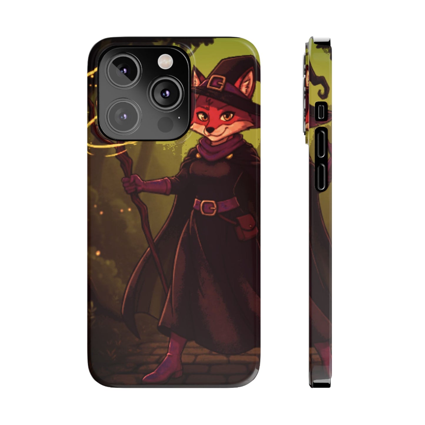 Halloween Agent Quacks Series Slim Phone Cases - Witch Vixx Design