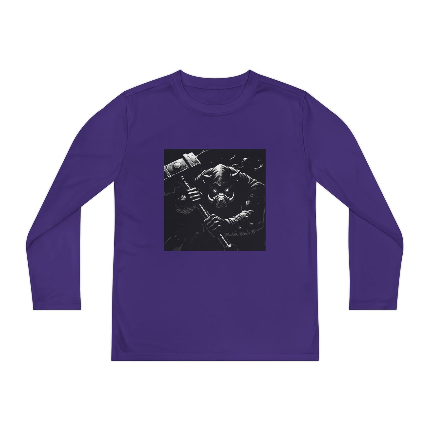 Agent Quacks Series Youth Long Sleeve Competitor Tee - Bloodtusk Design