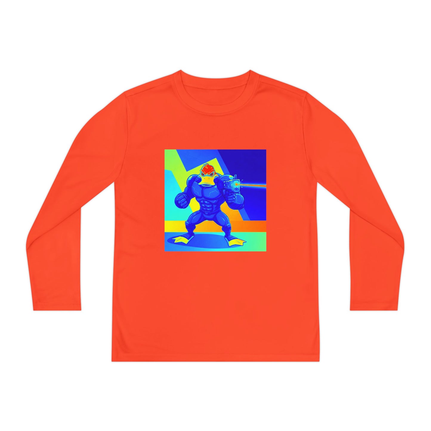 Agent Quacks Series Youth Long Sleeve Competitor Tee - Quacks Design