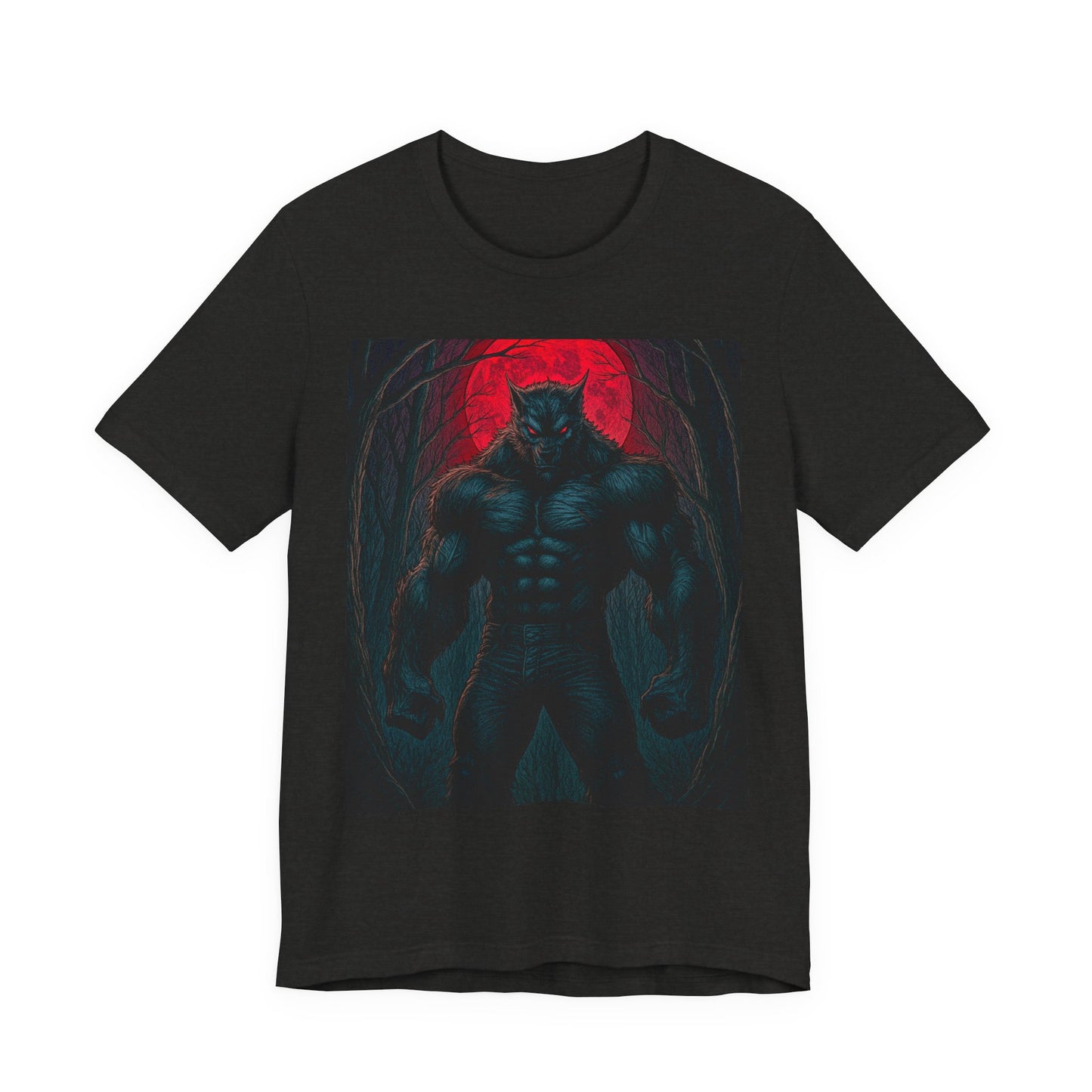 “Fenroth’s Hunt” — Limited Edition Halloween Graphic Tee | Dark Aesthetic Horror Shirt | Unisex Halloween Outfit