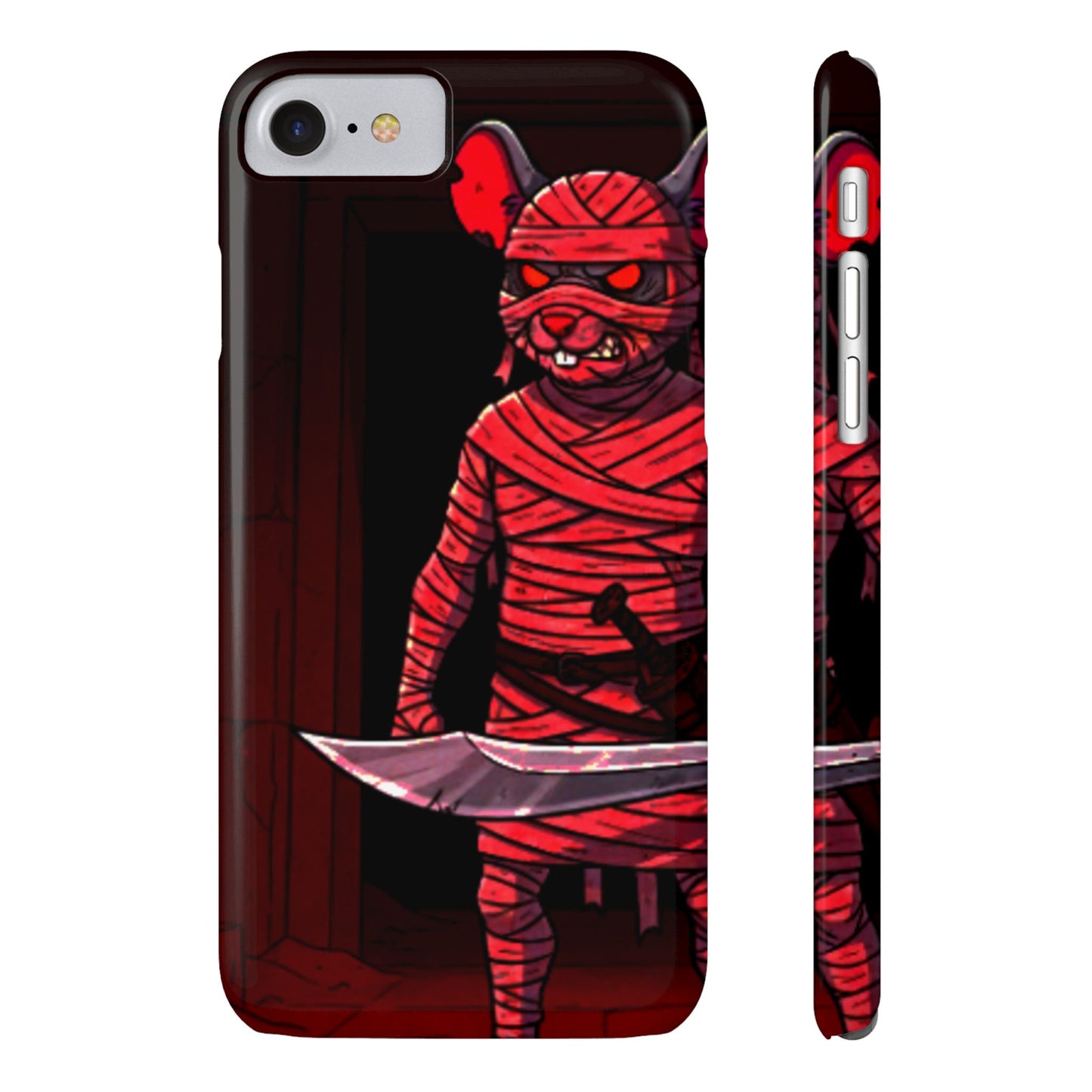 Halloween Agent Quacks Series Slim Phone Cases - Mummy Dr Murn Design