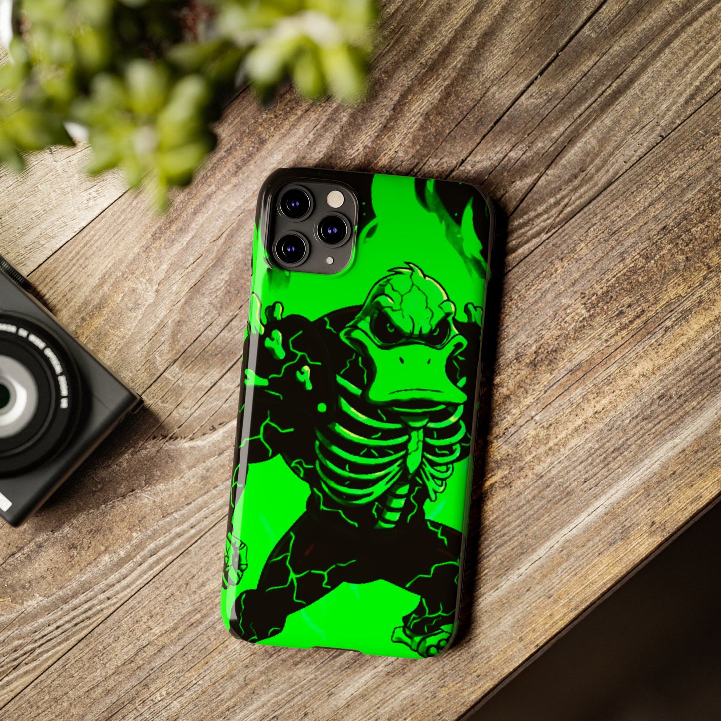 Halloween Agent Quacks Series Slim Phone Cases - Skeleton Quacks Design