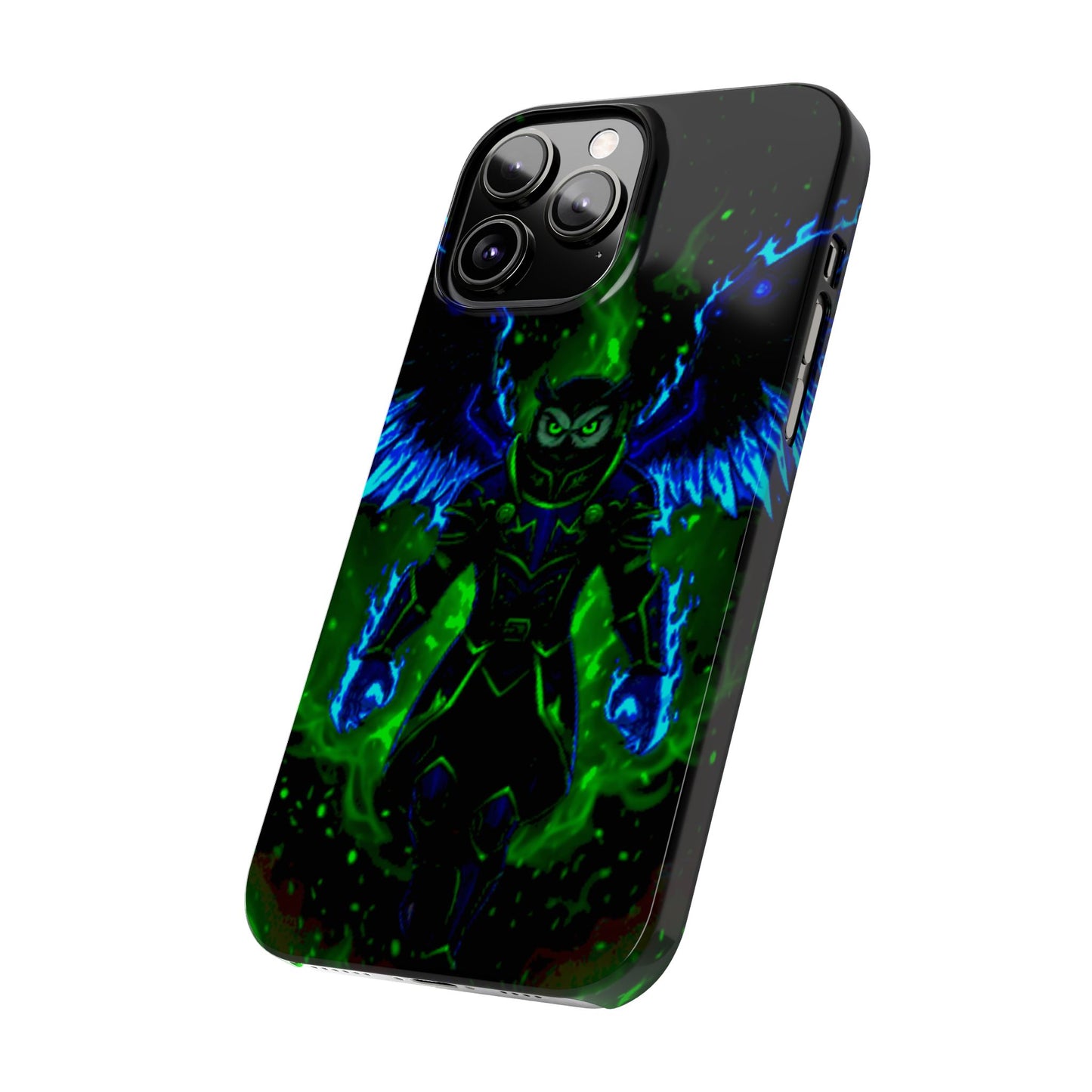 Halloween Agent Quacks Series Slim Phone Cases - Fiery General Onyx Design