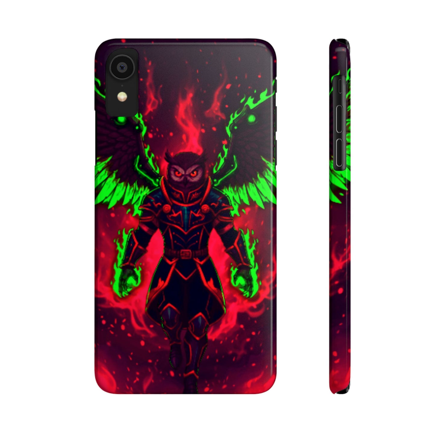 Halloween Agent Quacks Series Slim Phone Cases - Fiery General Onyx Design