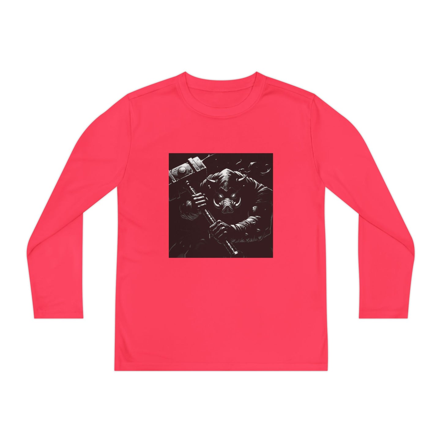 Agent Quacks Series Youth Long Sleeve Competitor Tee - Bloodtusk Design