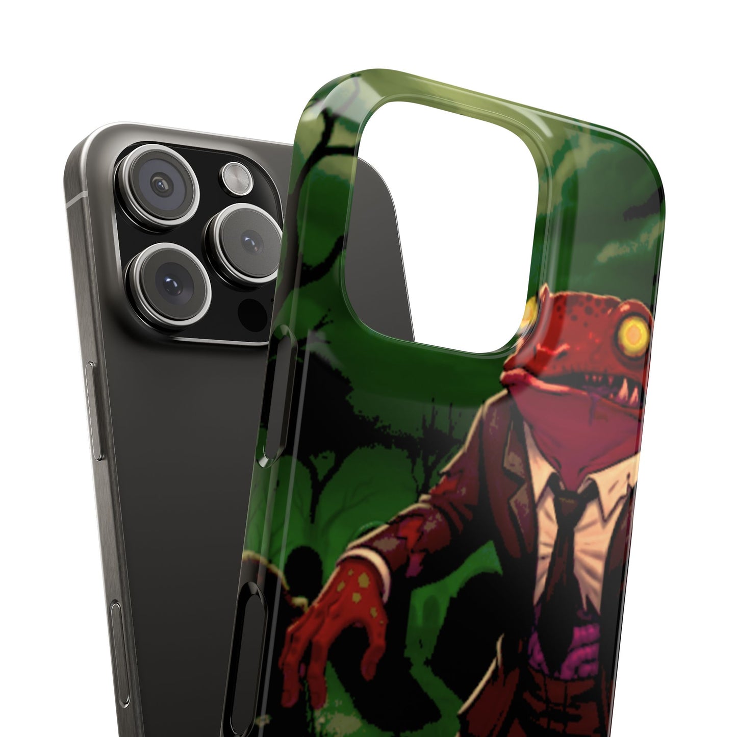 Halloween Agent Quacks Series Slim Phone Cases - Zombie Goro Design