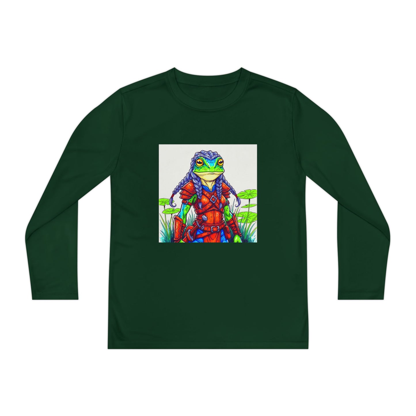 Agent Quacks Series Youth Long Sleeve Competitor Tee - Sarella Design