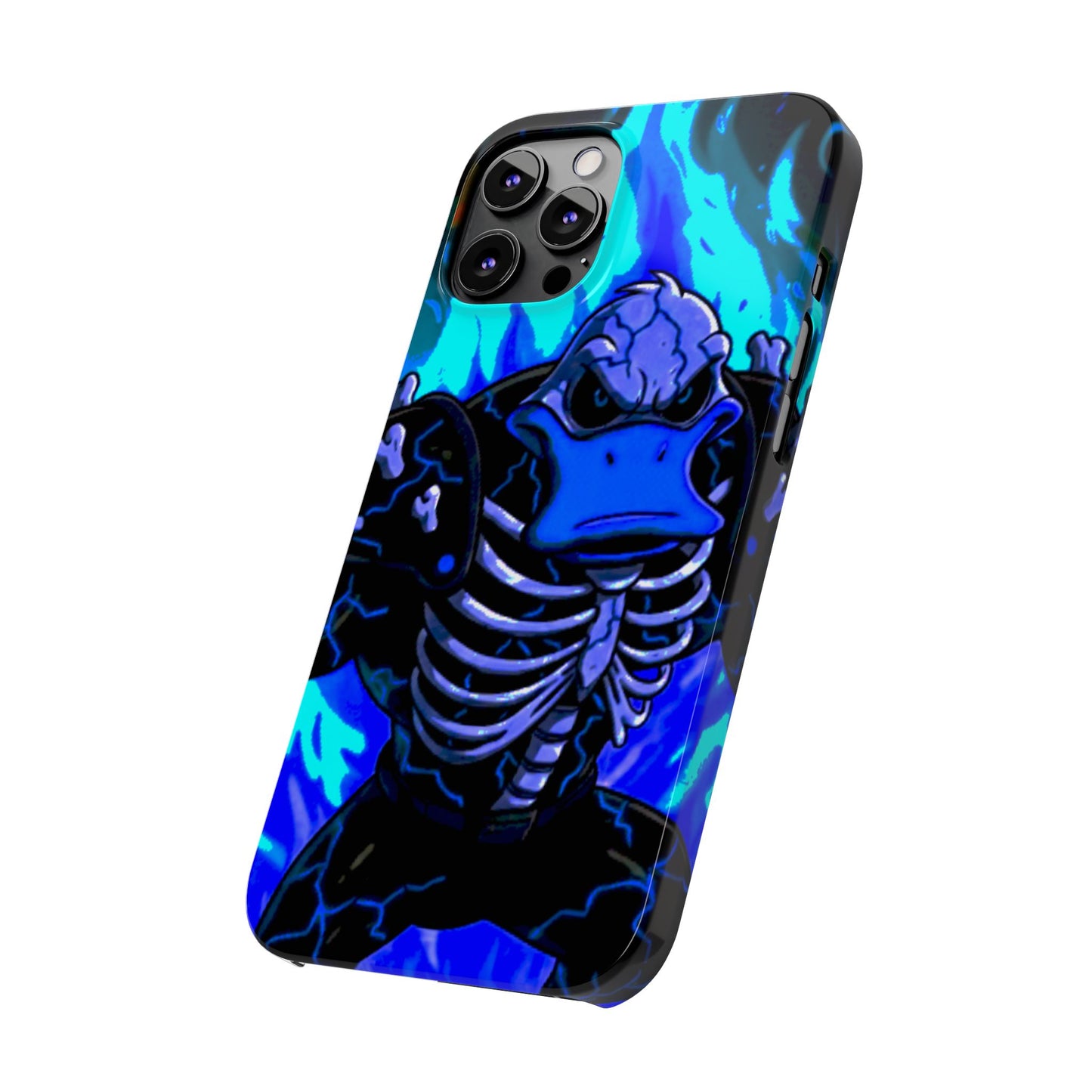 Halloween Agent Quacks Series Slim Phone Cases - Skeleton Quacks Design