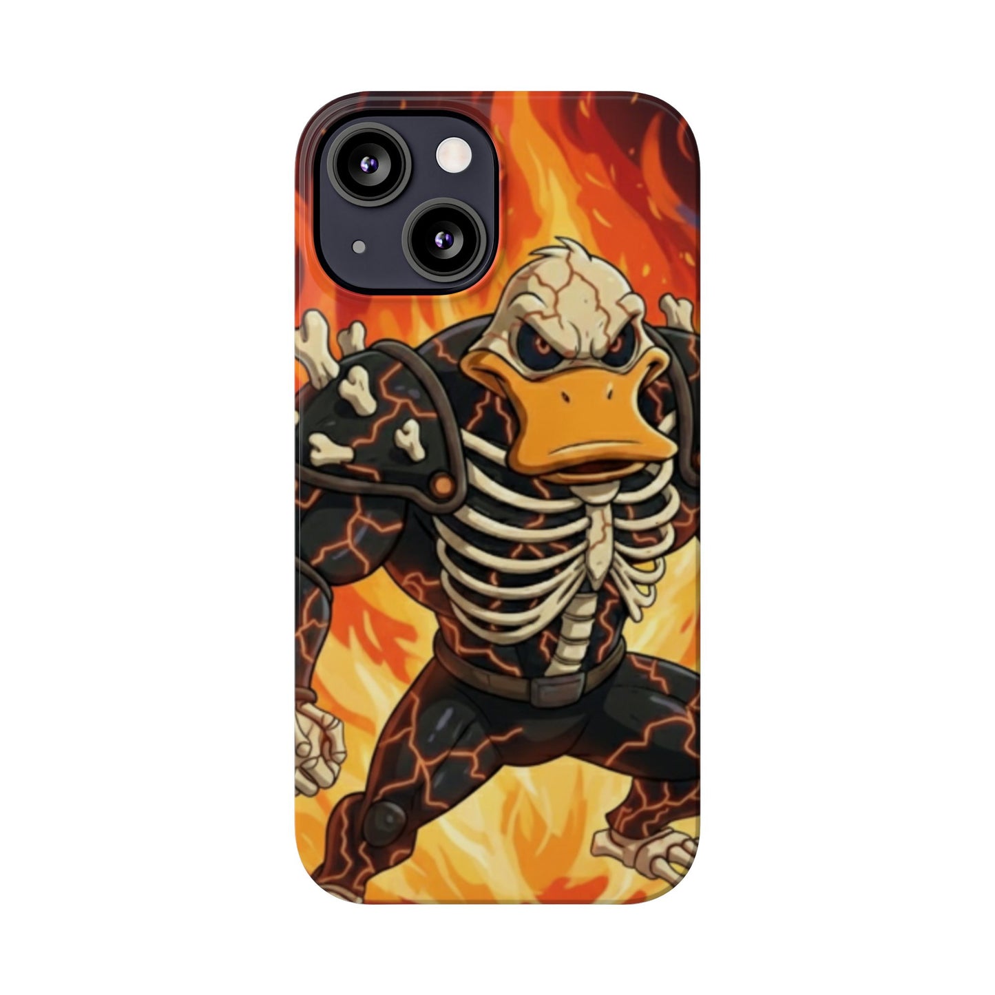 Halloween Agent Quacks Series Slim Phone Cases - Skeleton Quacks Design