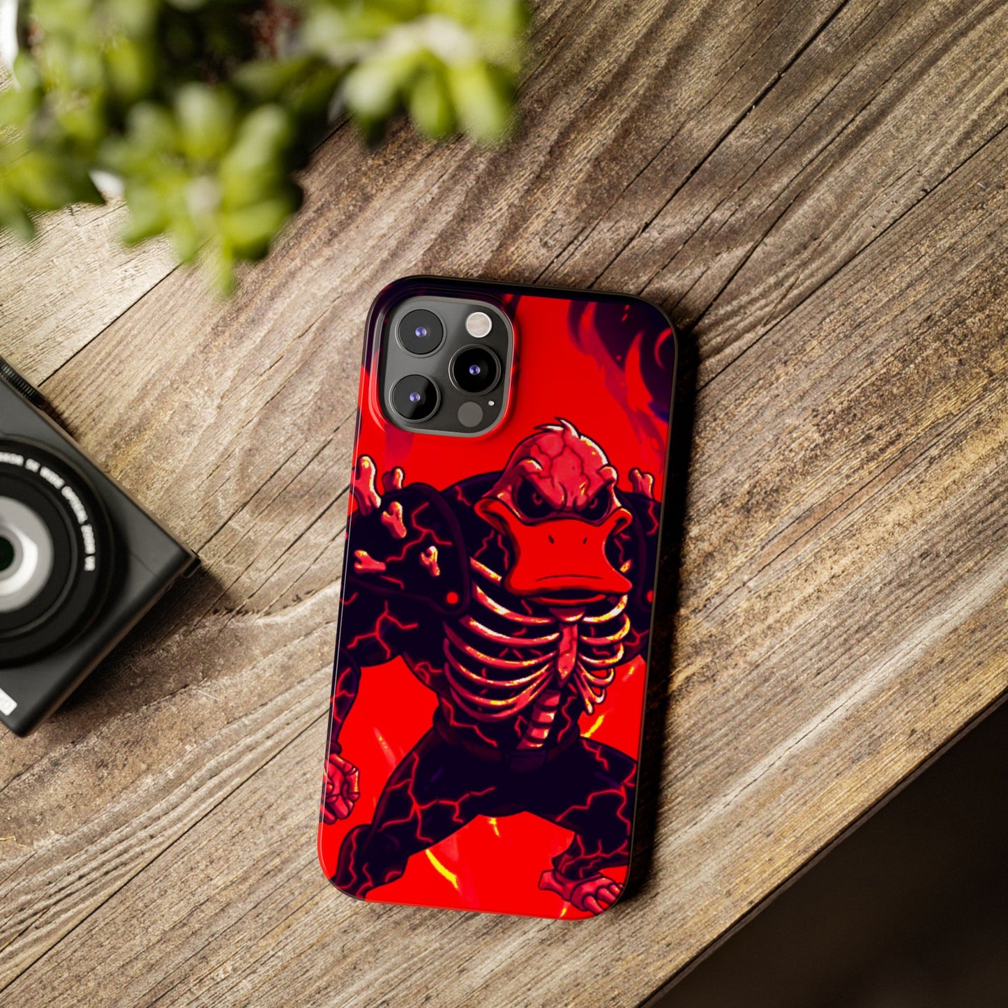 Halloween Agent Quacks Series Slim Phone Cases - Skeleton Quacks Design