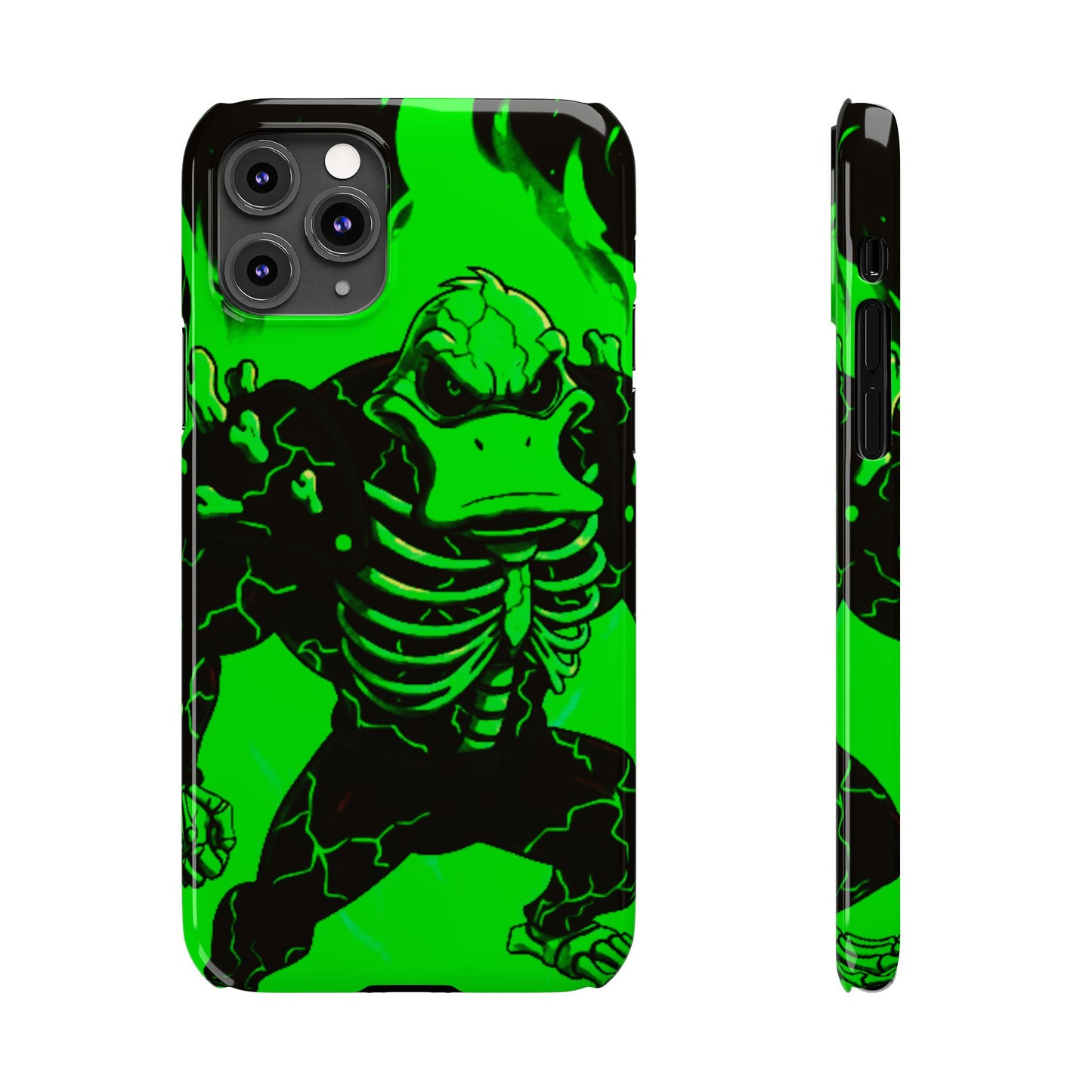 Halloween Agent Quacks Series Slim Phone Cases - Skeleton Quacks Design