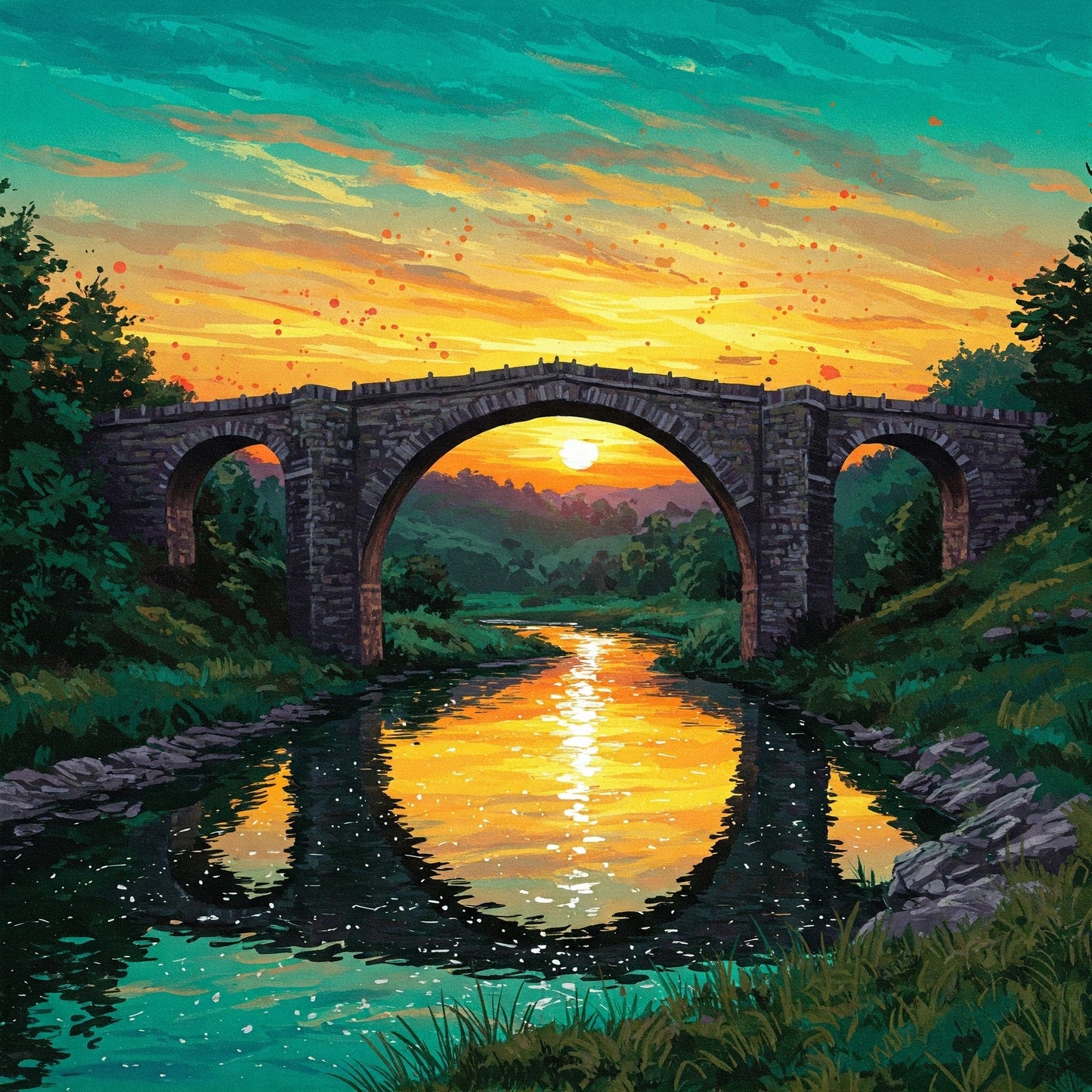 Water under the birdge Collection of 100