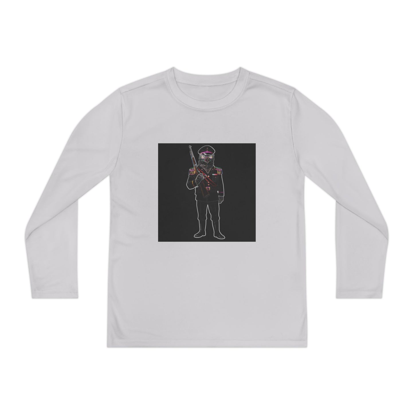 Agent Quacks Series Youth Long Sleeve Competitor Tee - General Talon Design