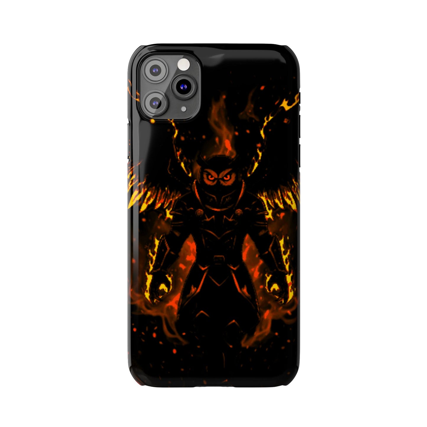 Halloween Agent Quacks Series Slim Phone Cases - Fiery General Onyx Design
