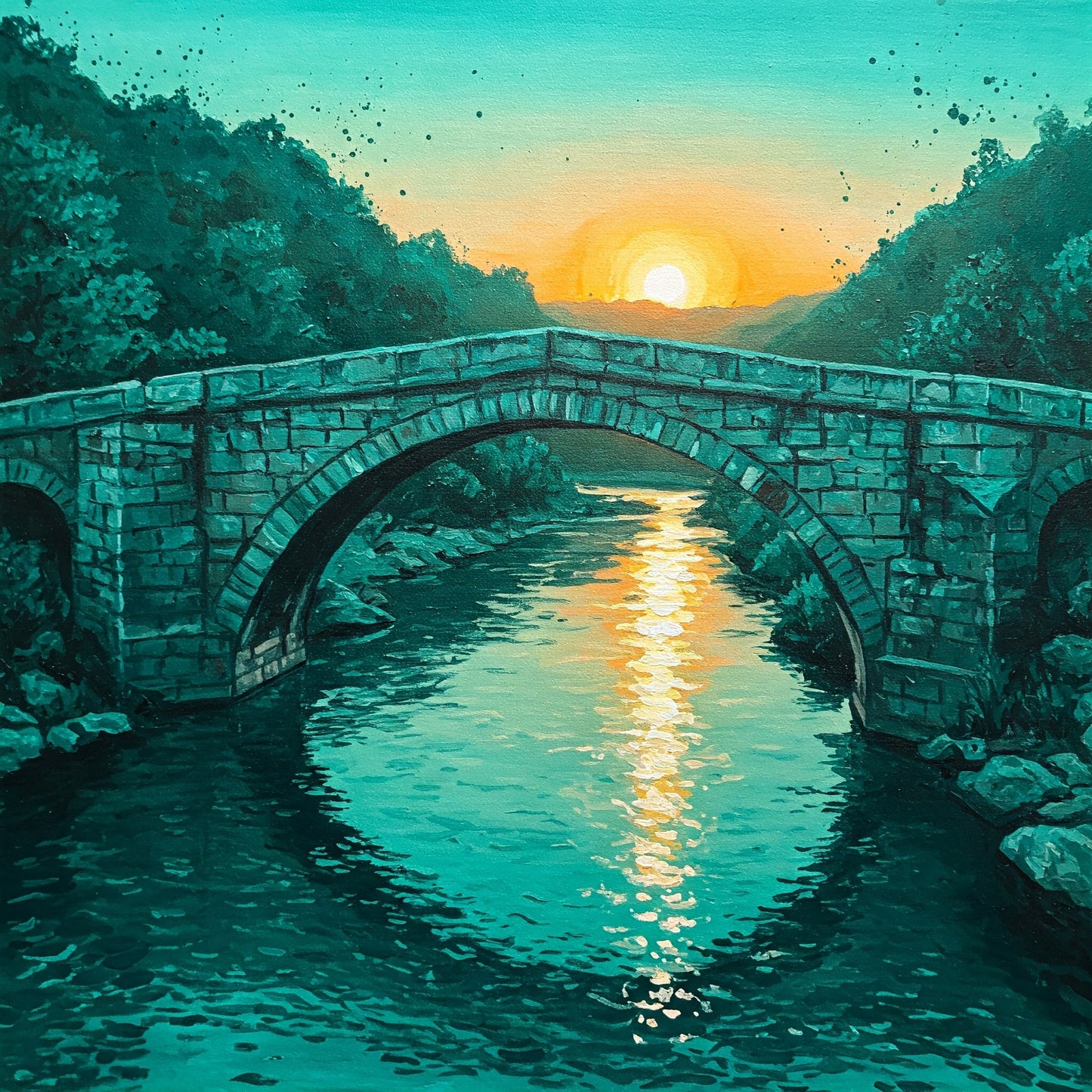 Water under the birdge Collection of 100