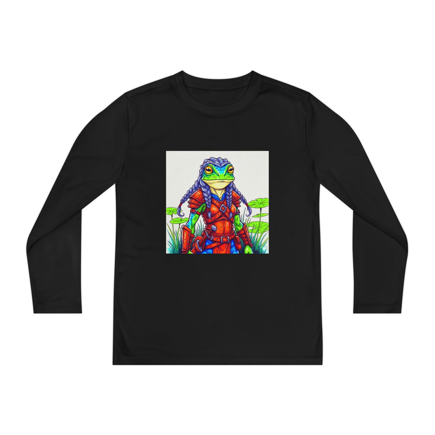 Agent Quacks Series Youth Long Sleeve Competitor Tee - Sarella Design