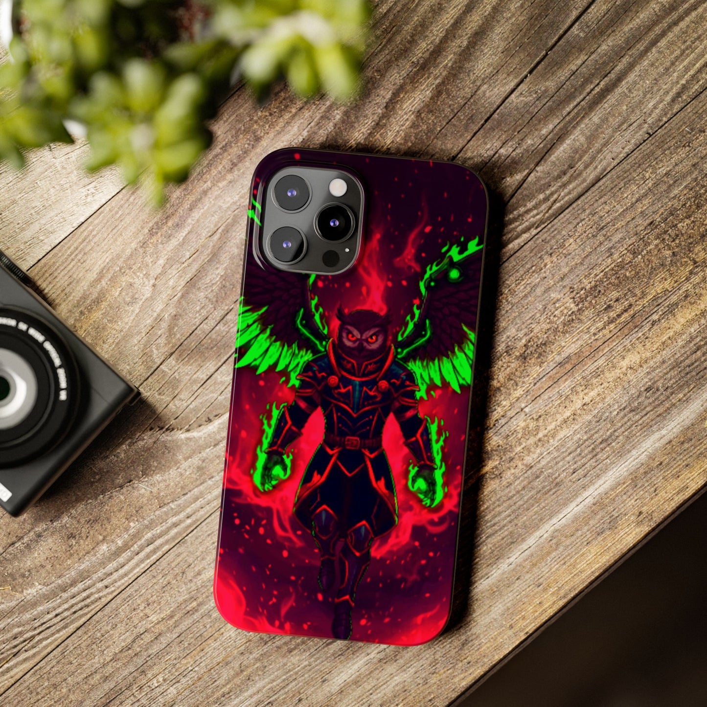 Halloween Agent Quacks Series Slim Phone Cases - Fiery General Onyx Design