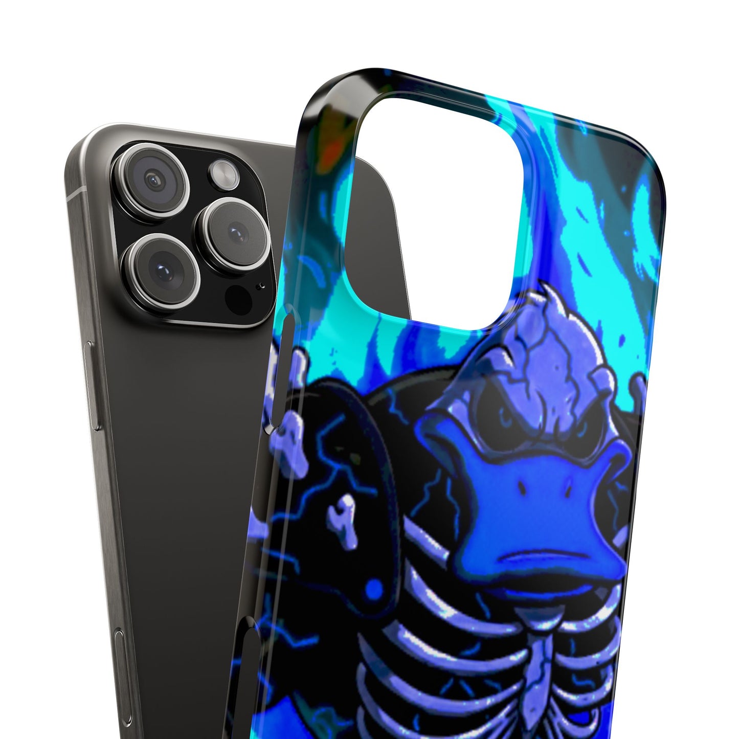 Halloween Agent Quacks Series Slim Phone Cases - Skeleton Quacks Design