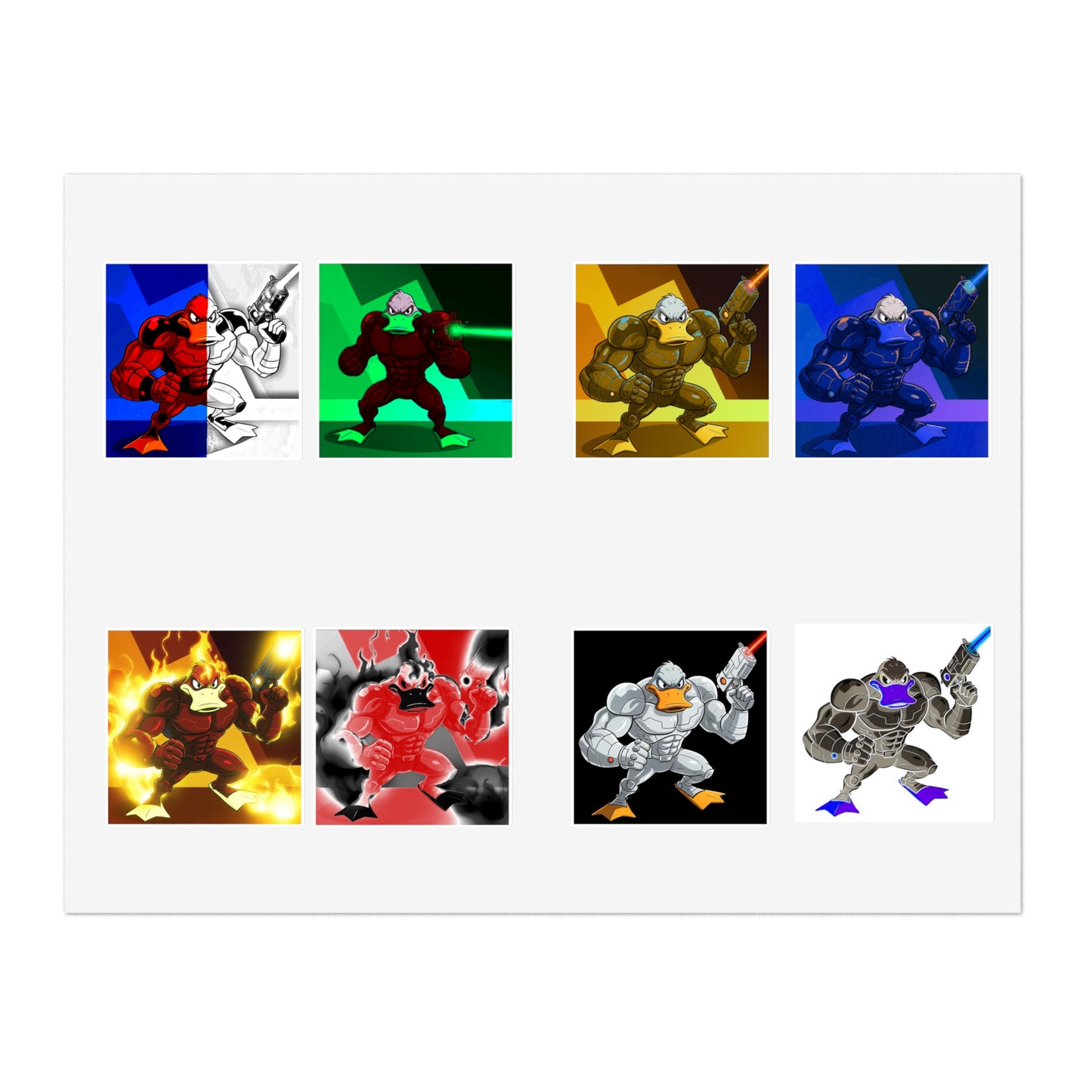 Agent Quacks Series Sticker Sheets - Quacks Design
