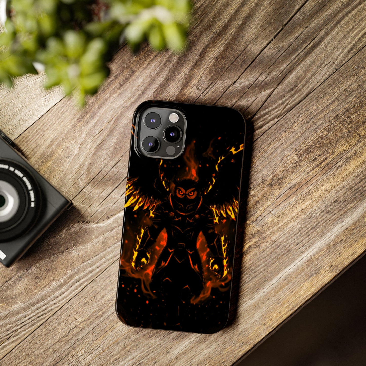 Halloween Agent Quacks Series Slim Phone Cases - Fiery General Onyx Design