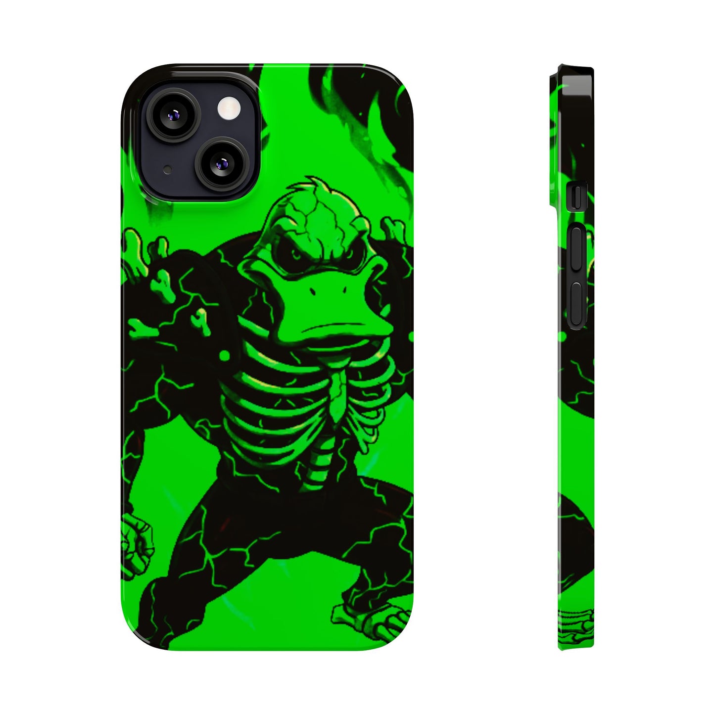 Halloween Agent Quacks Series Slim Phone Cases - Skeleton Quacks Design
